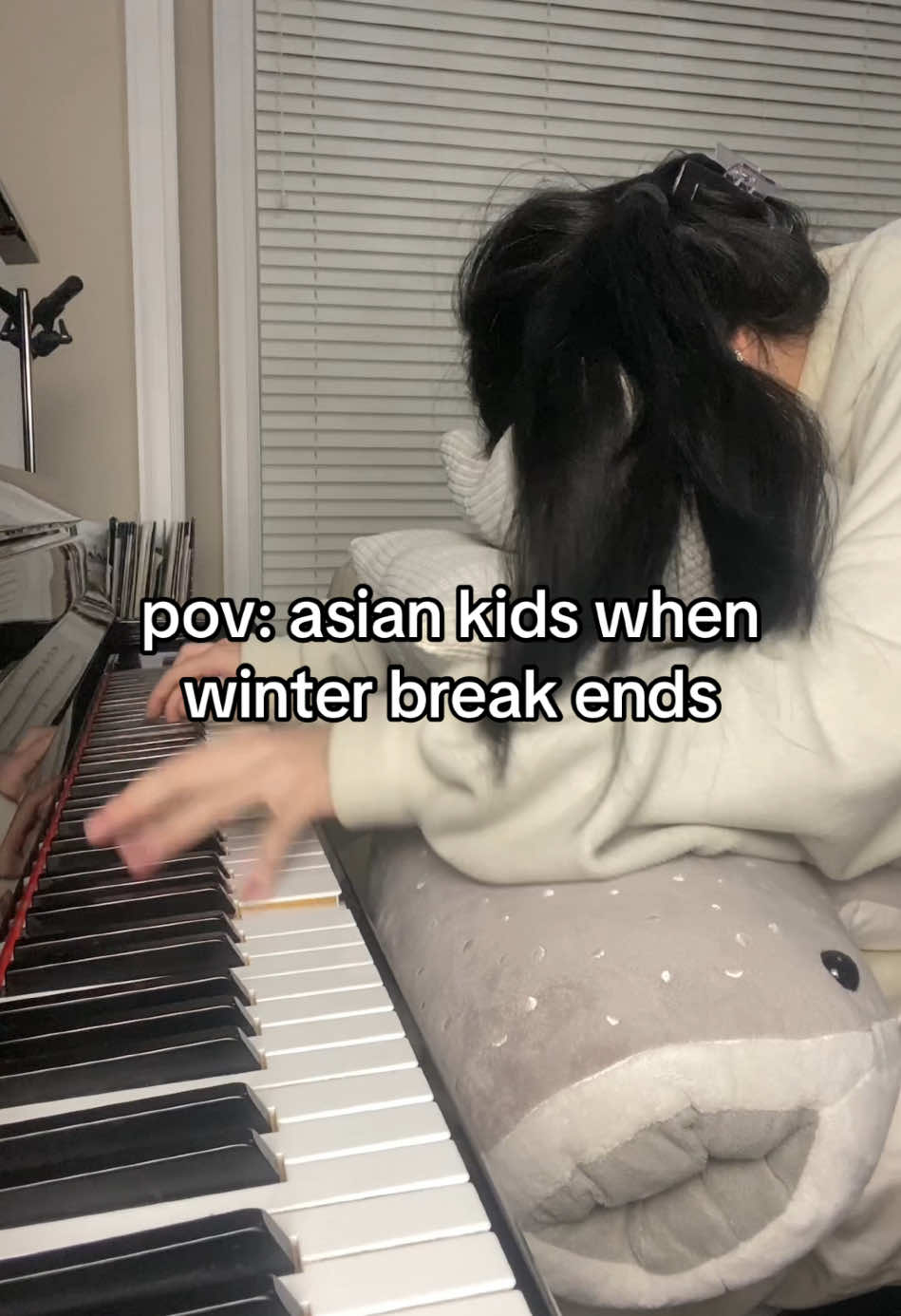I’m so cooked tomorrow. #piano #college #asian #cooked #relatable #school #fyp