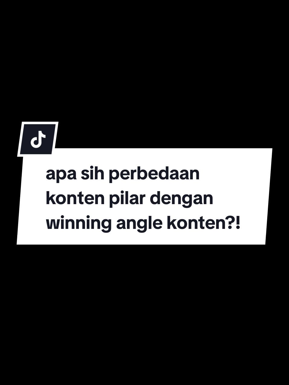 Bagian 615 || apa sih perbedaan konten pilar dengan winning angle konten?!  #winningkonten #kontenpilar #edukasitiktok #pemulatiktok @sanshan.real01 