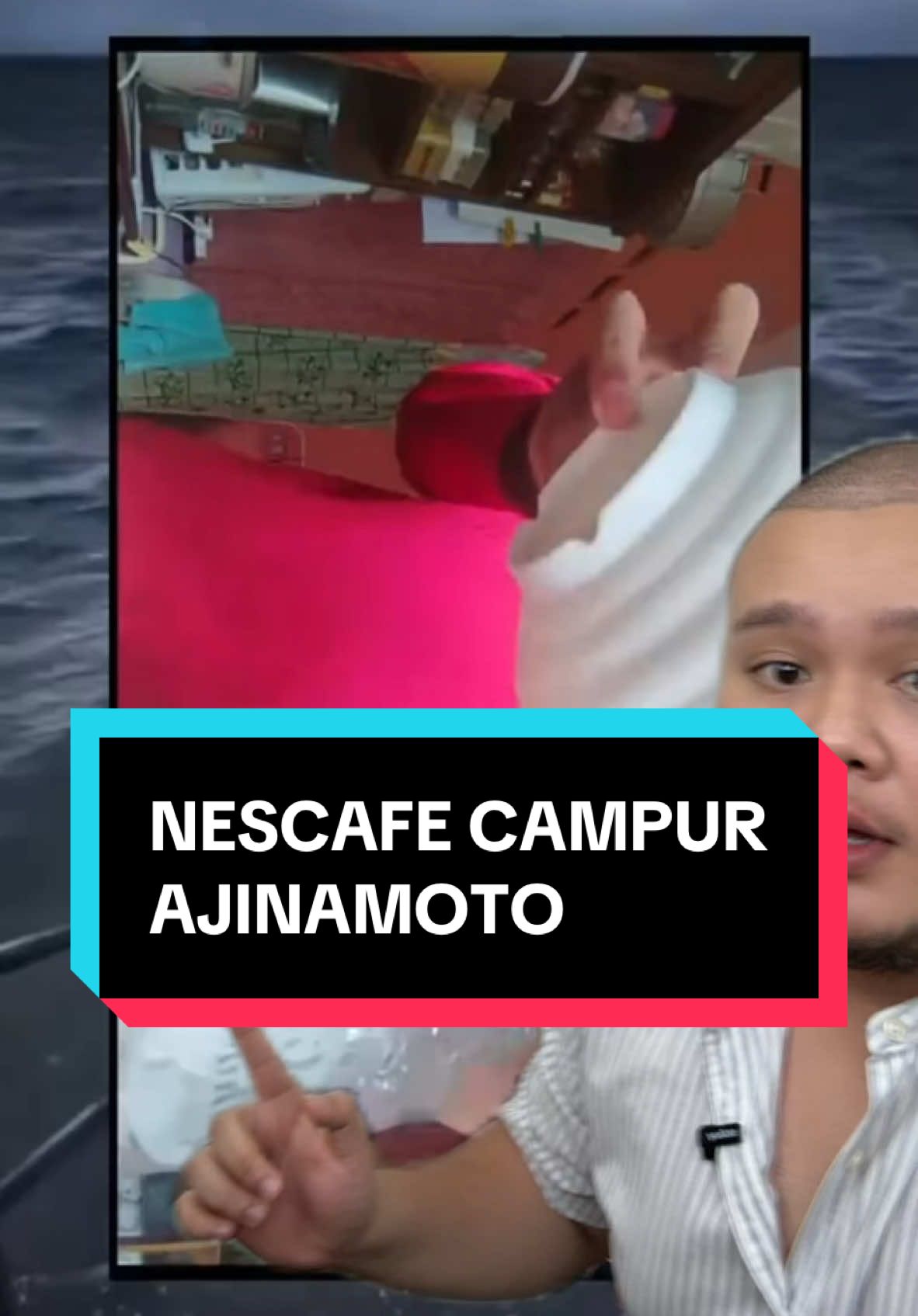 Pelik pelik orang kita ni nah… Nescafe campur MSG…  Daripada sedap, teruih potong nafsu… #greenscreenvideo #dr1share #malaysia #indonesia #thailand 