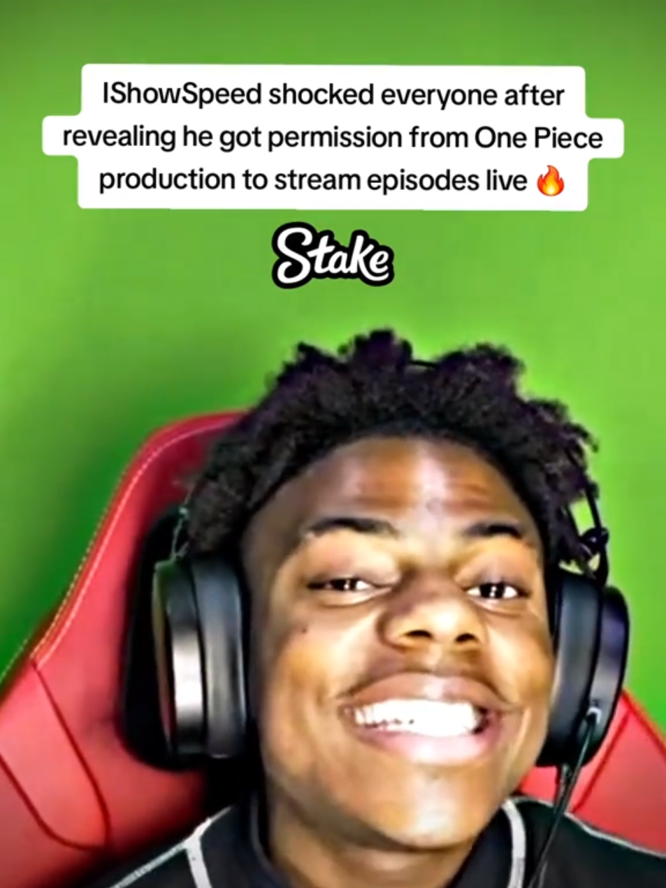IShowSpeed shocked everyone after revealing he got permission from One Piece production to stream episodes live 🔥 #ishowspeed #fyp 