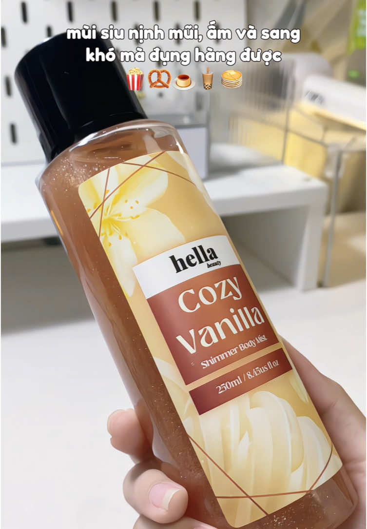 Bodymist Hella Cozy Vanilla 🥨🥞🍿 | #hella #bodymisthella #hellacozyvanilla #xitthombody #unbox #xuhuong #review #viral 