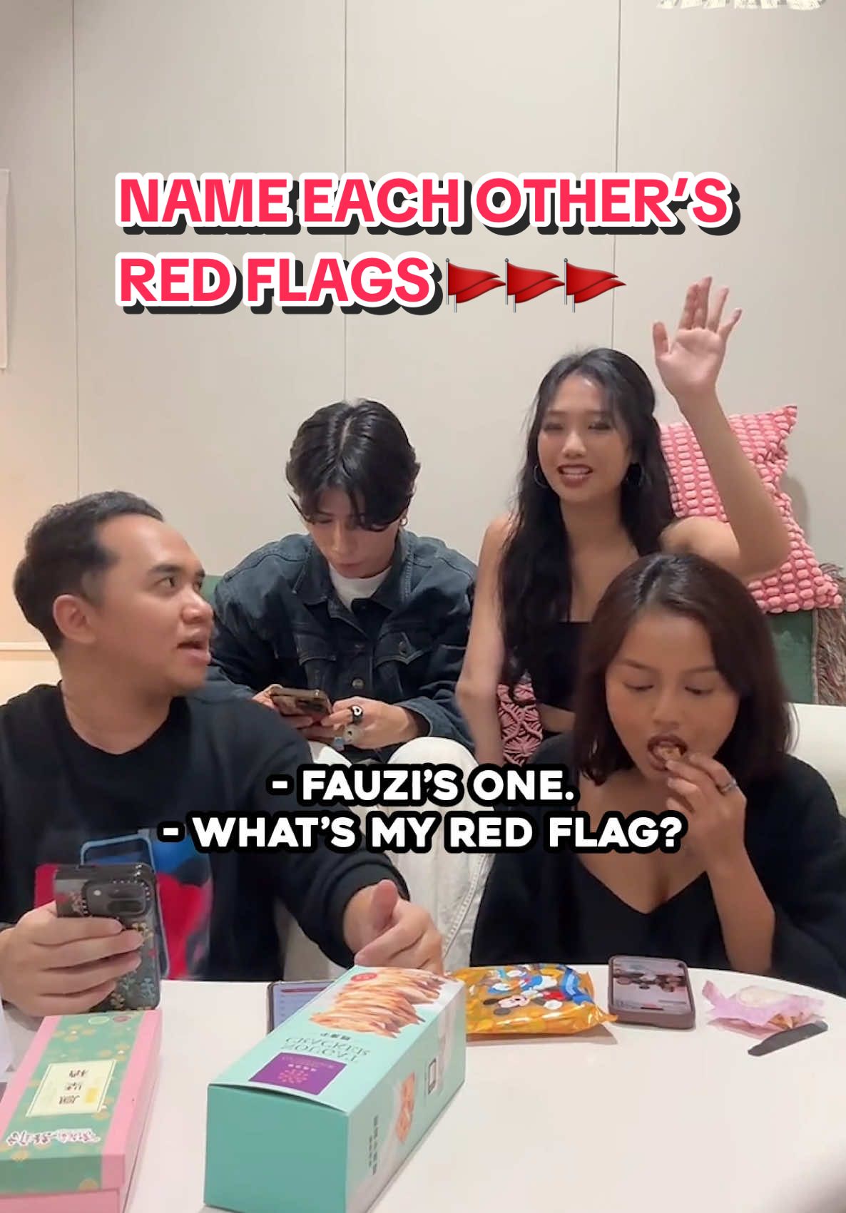 so.. who has the worst red flag? 😗 #friends #redflag #game #coderaid #tiktoksg #fyp 