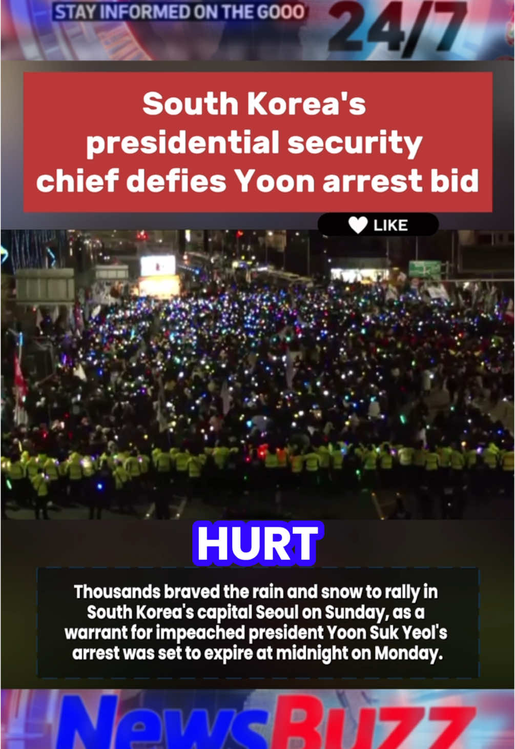 South Korea's presidential security chief defies Yoon arrest bid. #southkorea #koreannews #korean #yoon #president #thailand #corruption #fyf #fyp #foryou #foryoukorea 