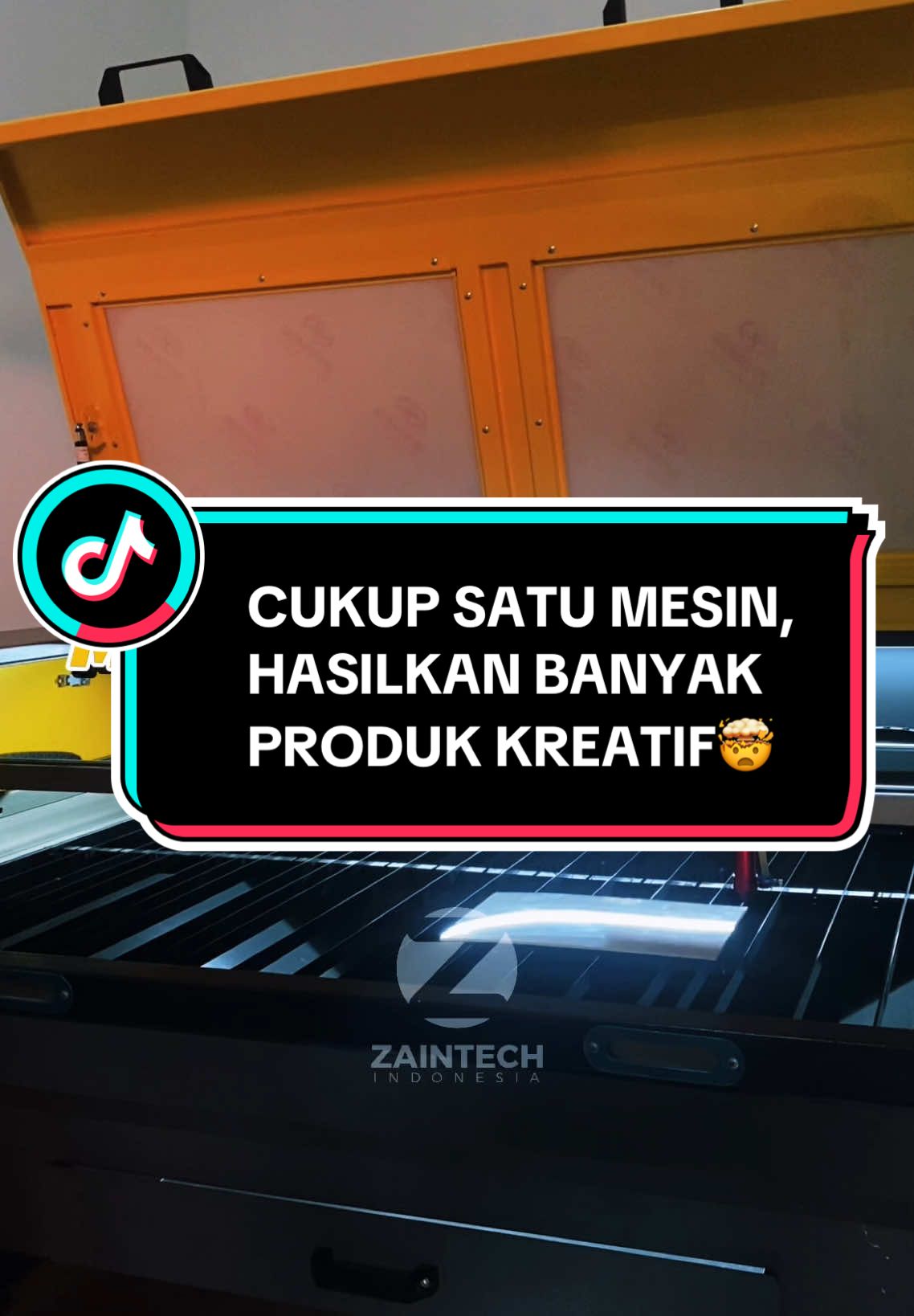 SKIP VIDEO INI!! Kalau kamu ngga kepo, ternyata ada satu mesin yang bisa hasilkan banyak produk kreatif🫣🤑 #zaintech #lasercutting #engraving #souvenir #merchandise #advertising #idebisnis #produkkreatif 