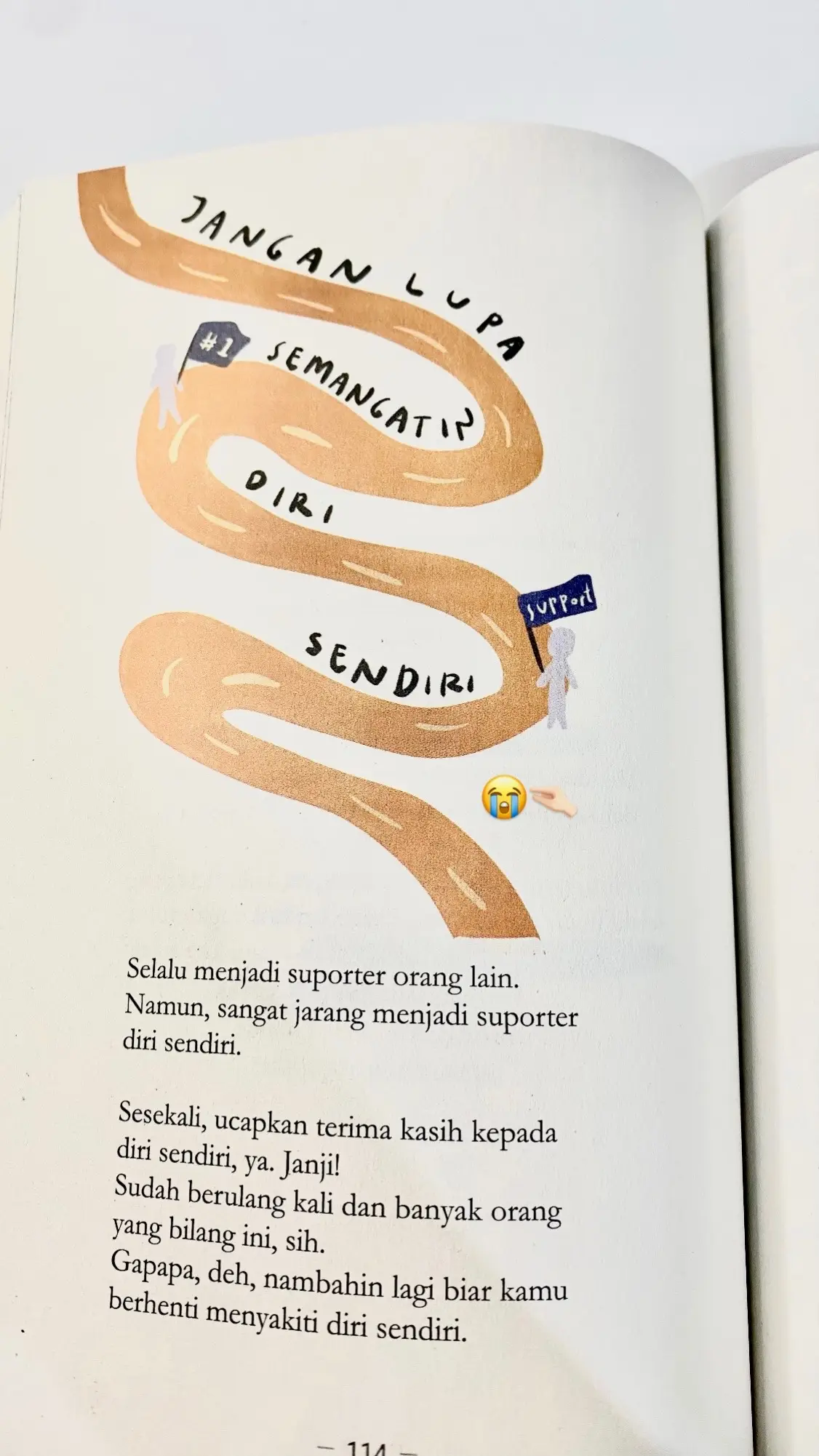 jangan lupa semangatin diri sendiri ya🥹 #halhalyangbelumkitaterimasaatkitadewasa #rekomendasibuku #bukurekomendasi #quotesbook 