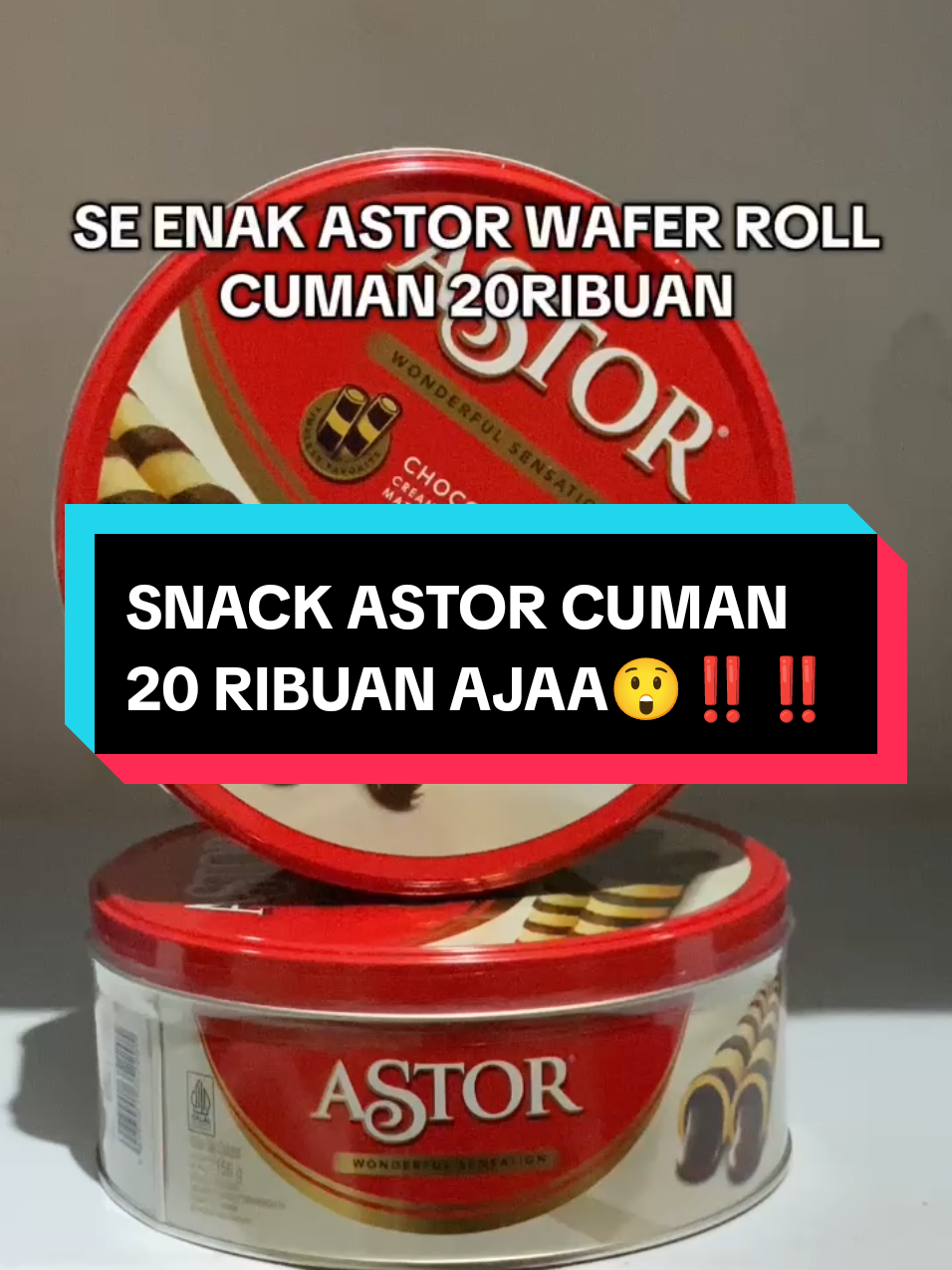 astor kemasan 156gr masuk lagi nihh😍🫣 langsung gas di co aja sebelum kehabisan🙂‍↔️👇🏻 #wafer #astor #fypシ゚viral #foryou #fyp #grossir #grosirsnack #idehampers #kuelebaran #hamperslebaran #foryoupage 