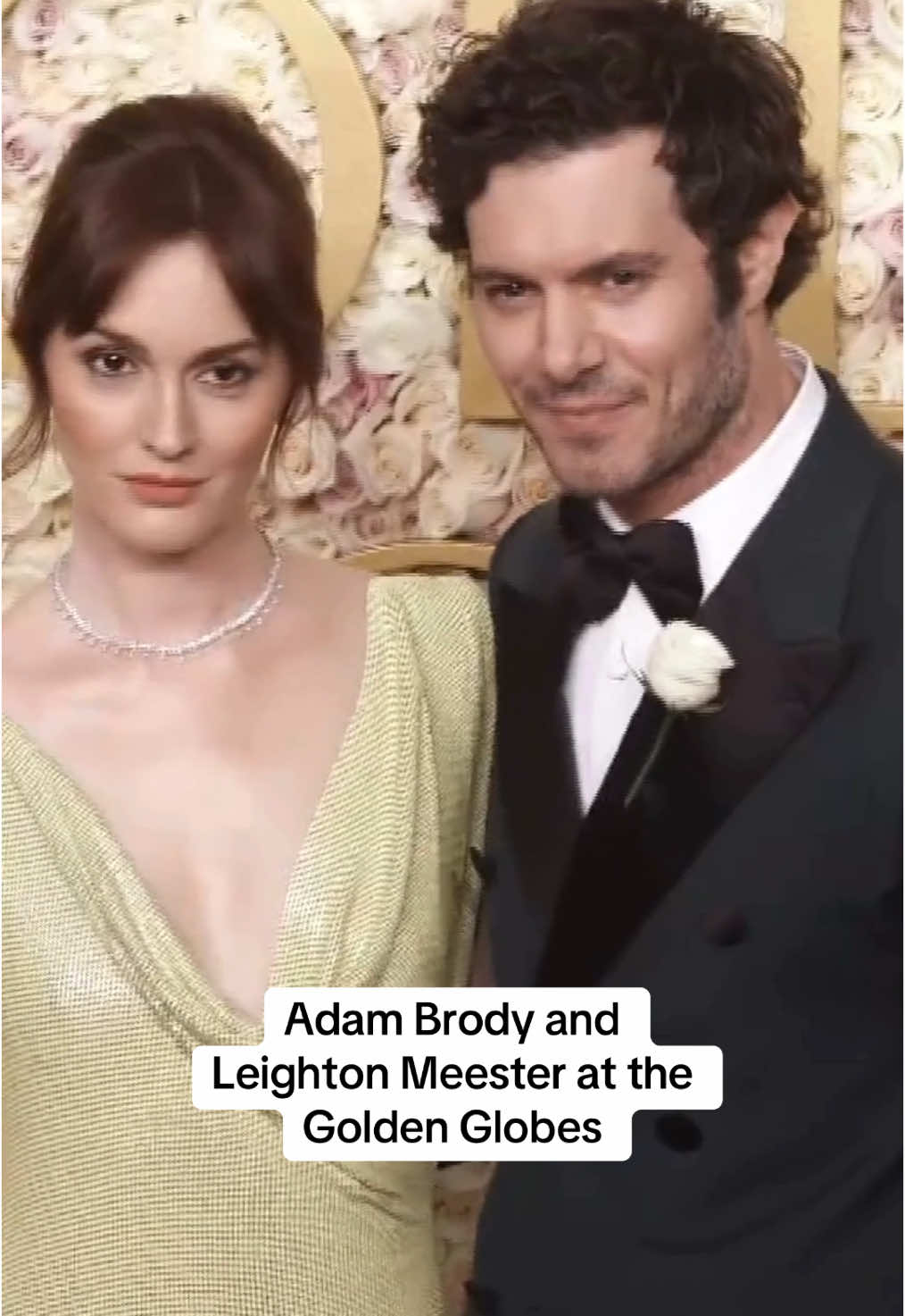 Spotted: #AdamBrody and #LeightonMeester at the 2025 #GoldenGlobes 😍 #blairwaldorf #sethcohen #gossipgirlhere 