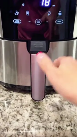 8 Qt Air Fryer with Basket Divider Stainless Steel Design, Large Capacity, Digital Controls, Great for Healthy Cooking, Fried Foods, and Easy Cleanup