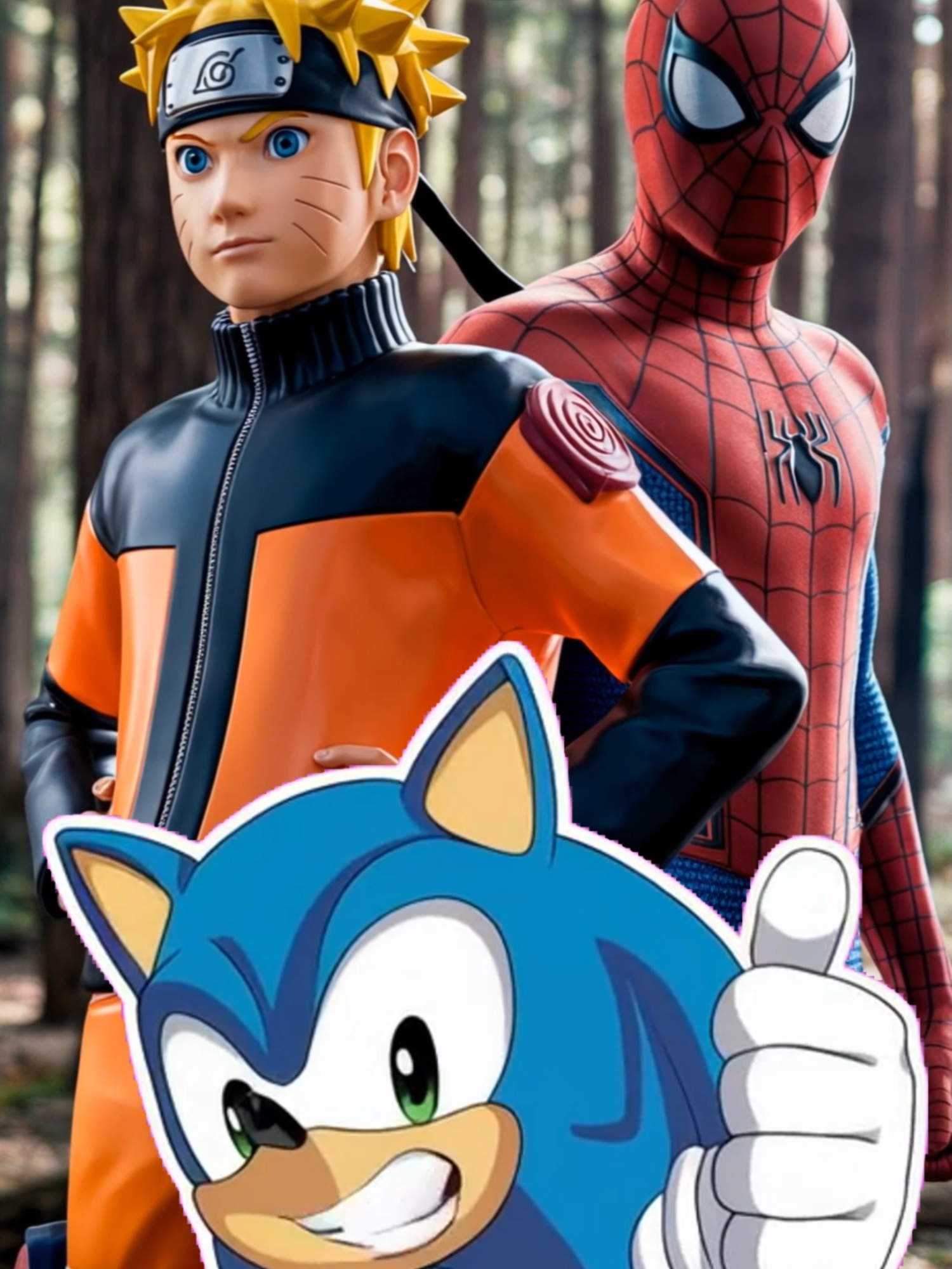 🔥SONIC fusiona a NARUTO y SPIDERMAN