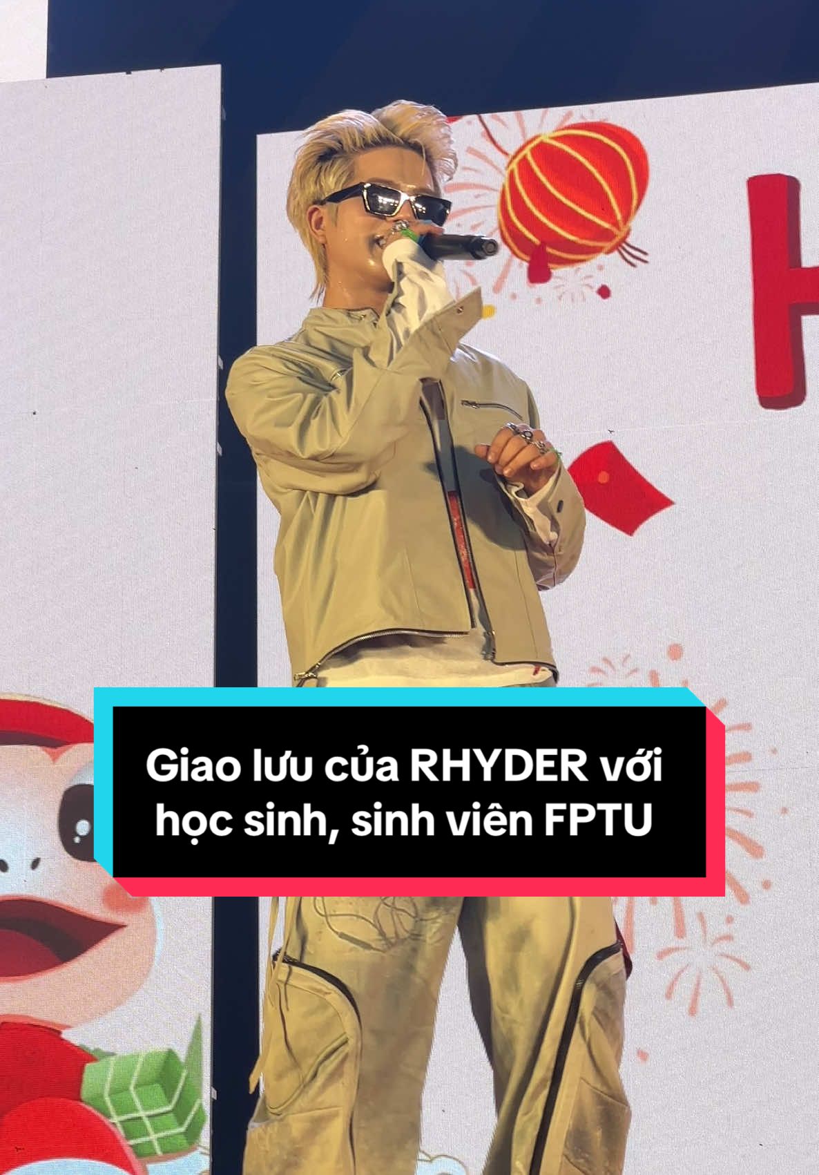 RHYDER giao lưu cùng các bạn học sinh, sinh viên tại sự kiện FPTU Camp 4 của Trường Đại học FPT campus Hà Nội #FPTU #RHYDER #fancam #flash #trending #xuhuong 