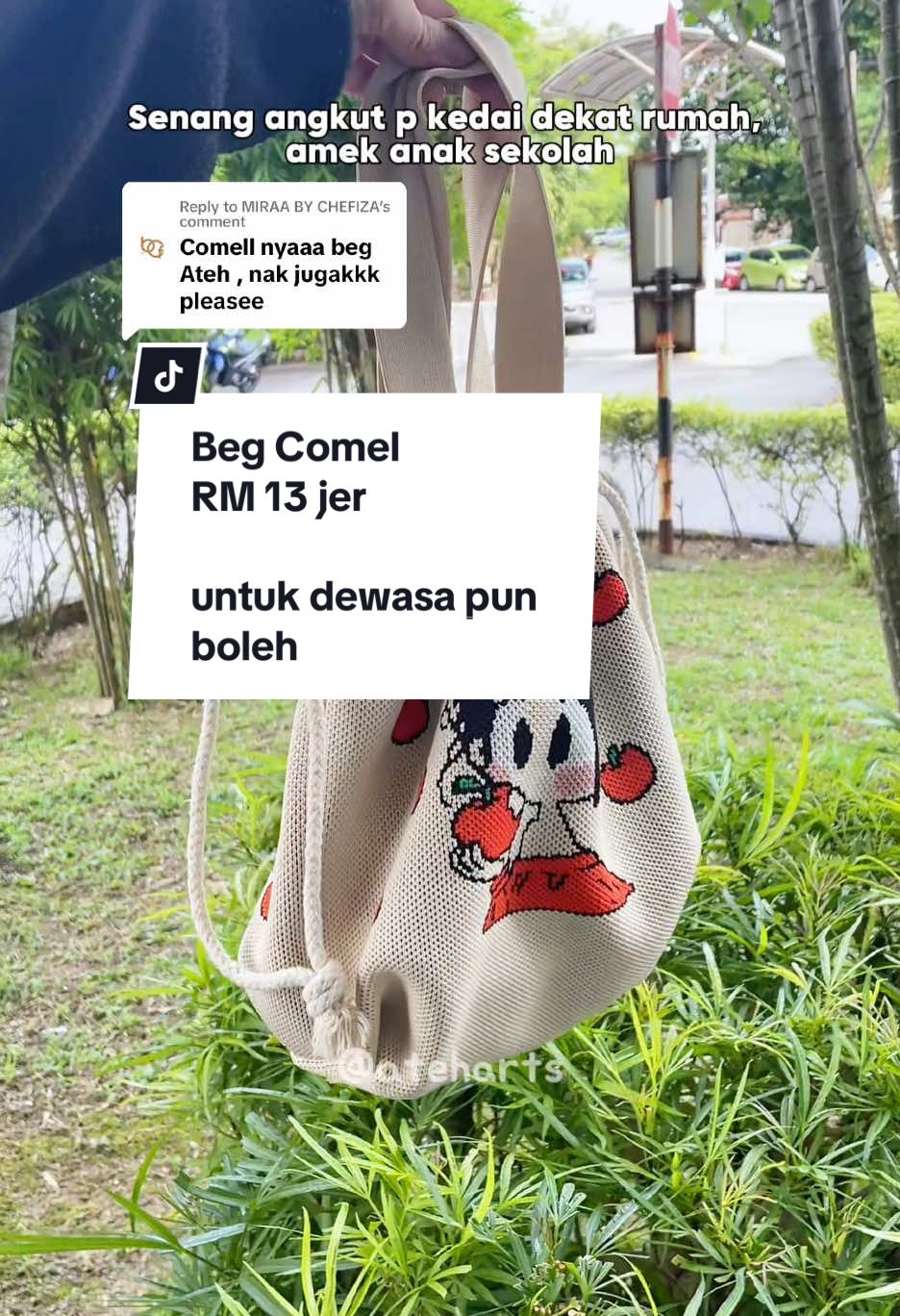 Replying to @MIRAA BY CHEFIZA beg comel di beg kuning 😆 i is love beg ni sebab materia dia cam mahal dengan tebalnya uihh lawa #bucketbag #begperempuanmurah #handbagmurah #reviewateharts 