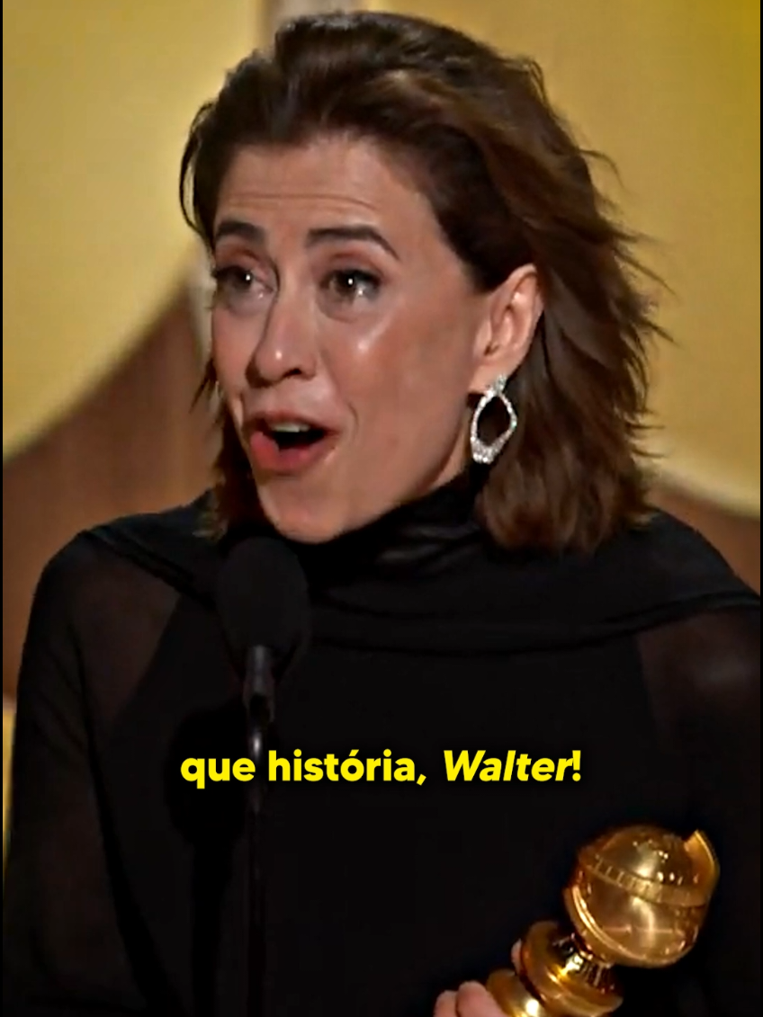 QUE HISTÓRIA, WALTER!!! Fernandinha fez história e 25 anos depois de sua mãe, a icônica Fernanda Montenegro, cravou o nome no cinema mundial. Se 