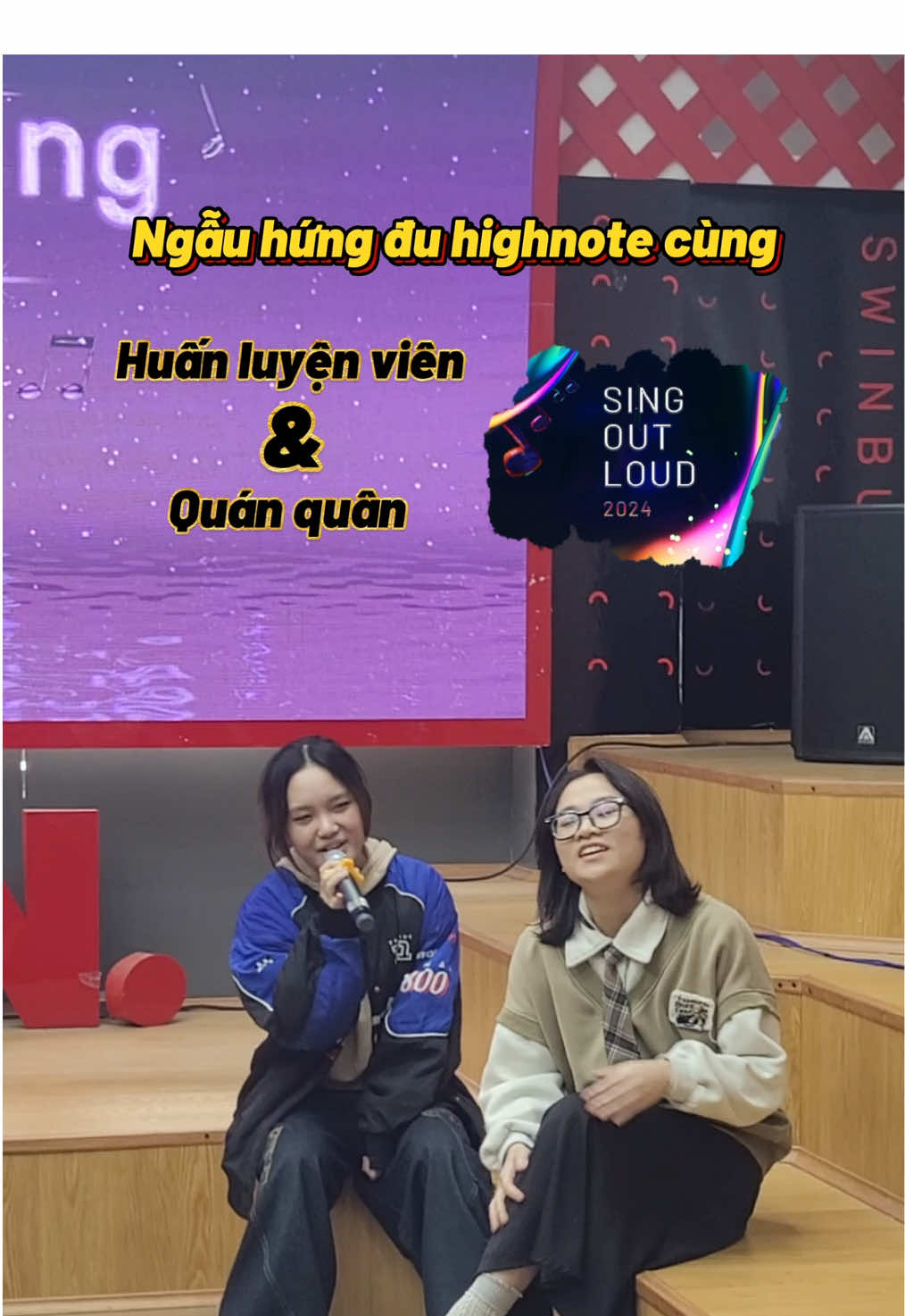 Khởi động @singoutloud mùa 4, tôi và @Bảo ly- quán quân SOL 3 cùng ngẫu hứng hát sau giờ chấm casting căng thẳng #mlingvocalcoach #t#tiktokvoicevnh#hocthanhnhacl#LearnOnTikTok