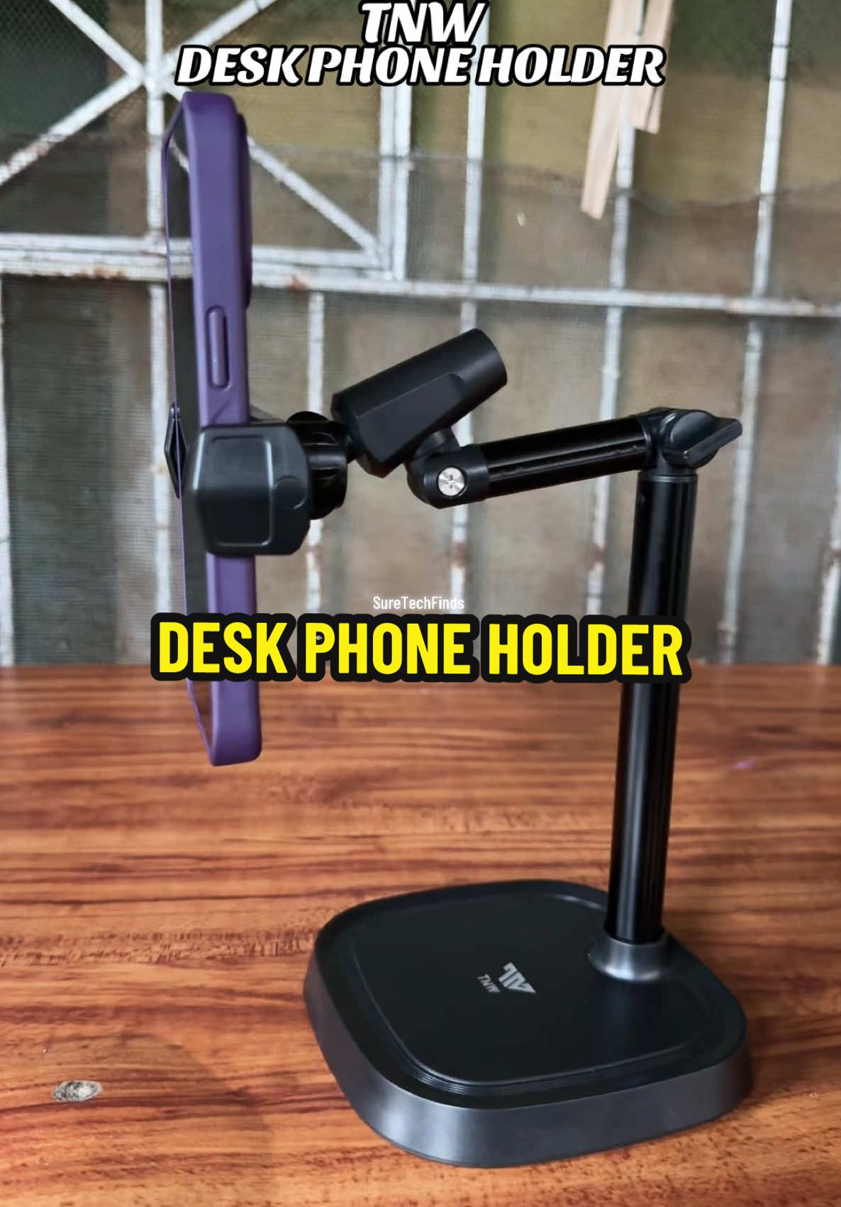 DESK PHONE HOLDER #fyp #tripod #phonestand #phoneholder #desksetup #legit💯 #buynowpaylater 