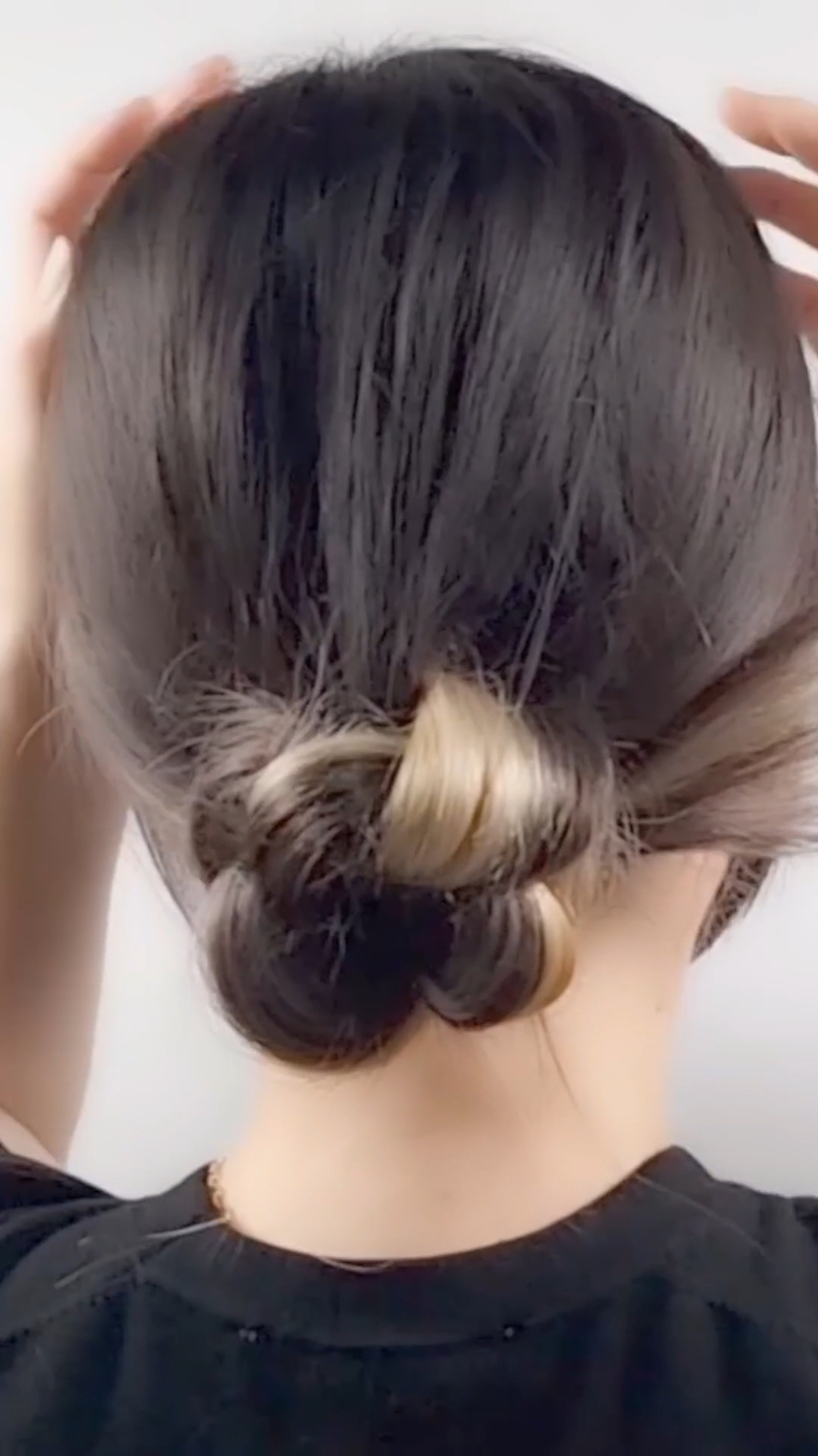 숑이가 좋아하는 머리묶기 #헤어 #updo #easyhair #hairstyle #hair #koreahair 