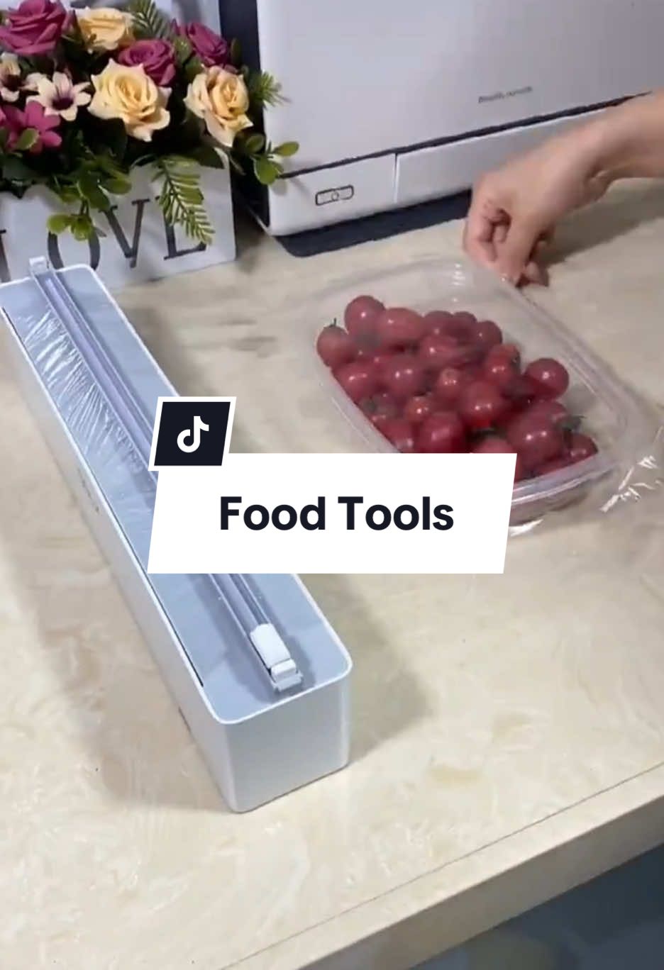 Wrap your food the perfect way . This tool allows you to cut your food wrap perfectly without wasting your expensive foodwrap. It really makes your life very simple. #gift #nepalilifestyle #KitchenHacks #household #pantryorganization 