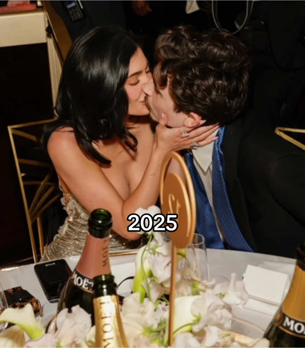 We need a second for this. #timotheechalamet #kyliejenner #kyliejennertimotheechalamet #goldenglobes #goldenglobeawards #goldenglobes2025 #timothéechalamet #fyp #foryoupage #timotheechalametedit 