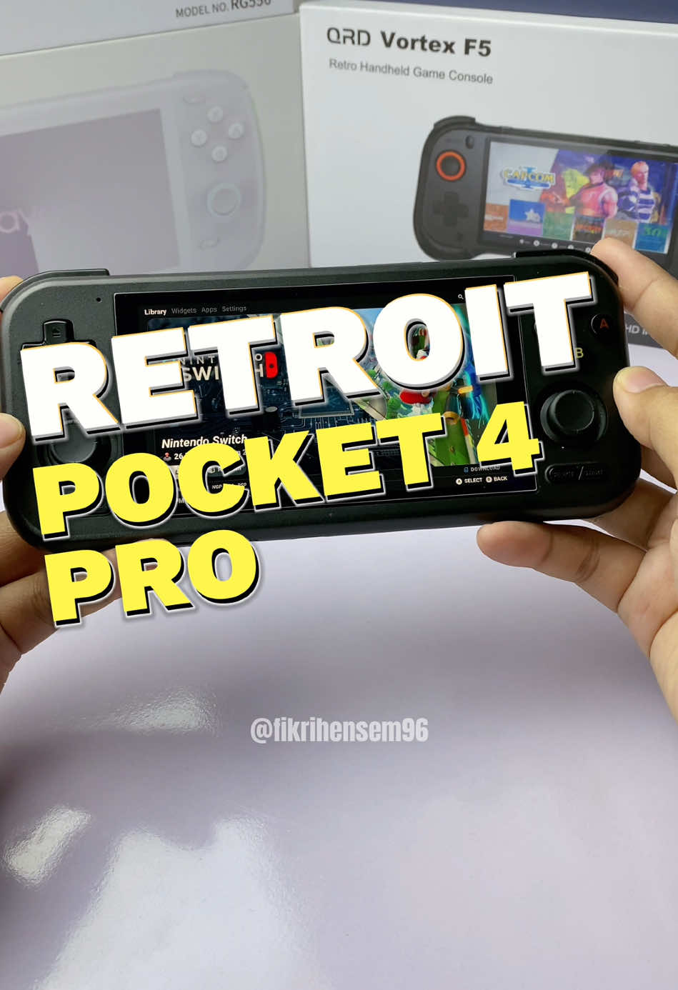 #tiktokgaming #gaming #handheldconsole #handheldgame #retroit #retroitpocket4pro 