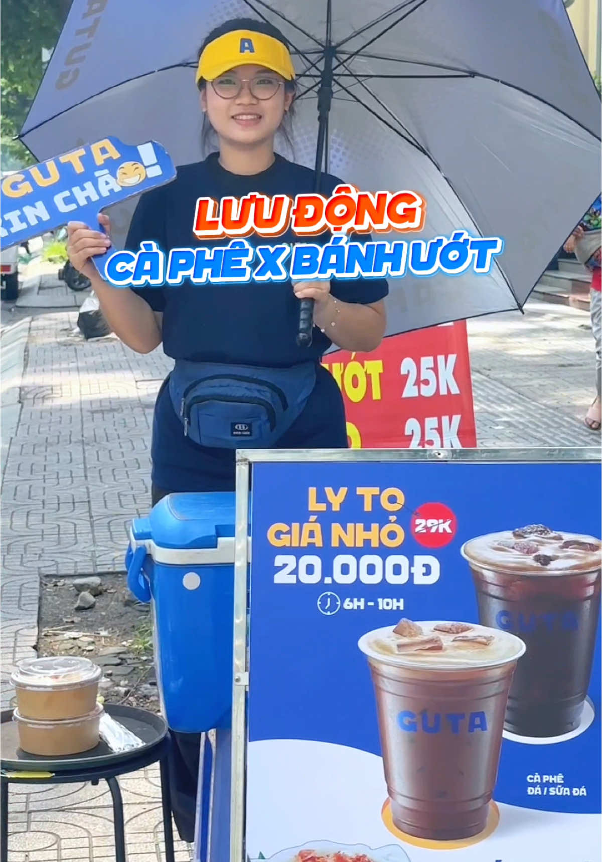 Lưu động Cà phê x Bánh ướt, mang đi tiện lợi!!!! #gutacafe #gutavietnam #gutavuive #gutacf #gutavn #takeaway #caphemangdi #banhuot 