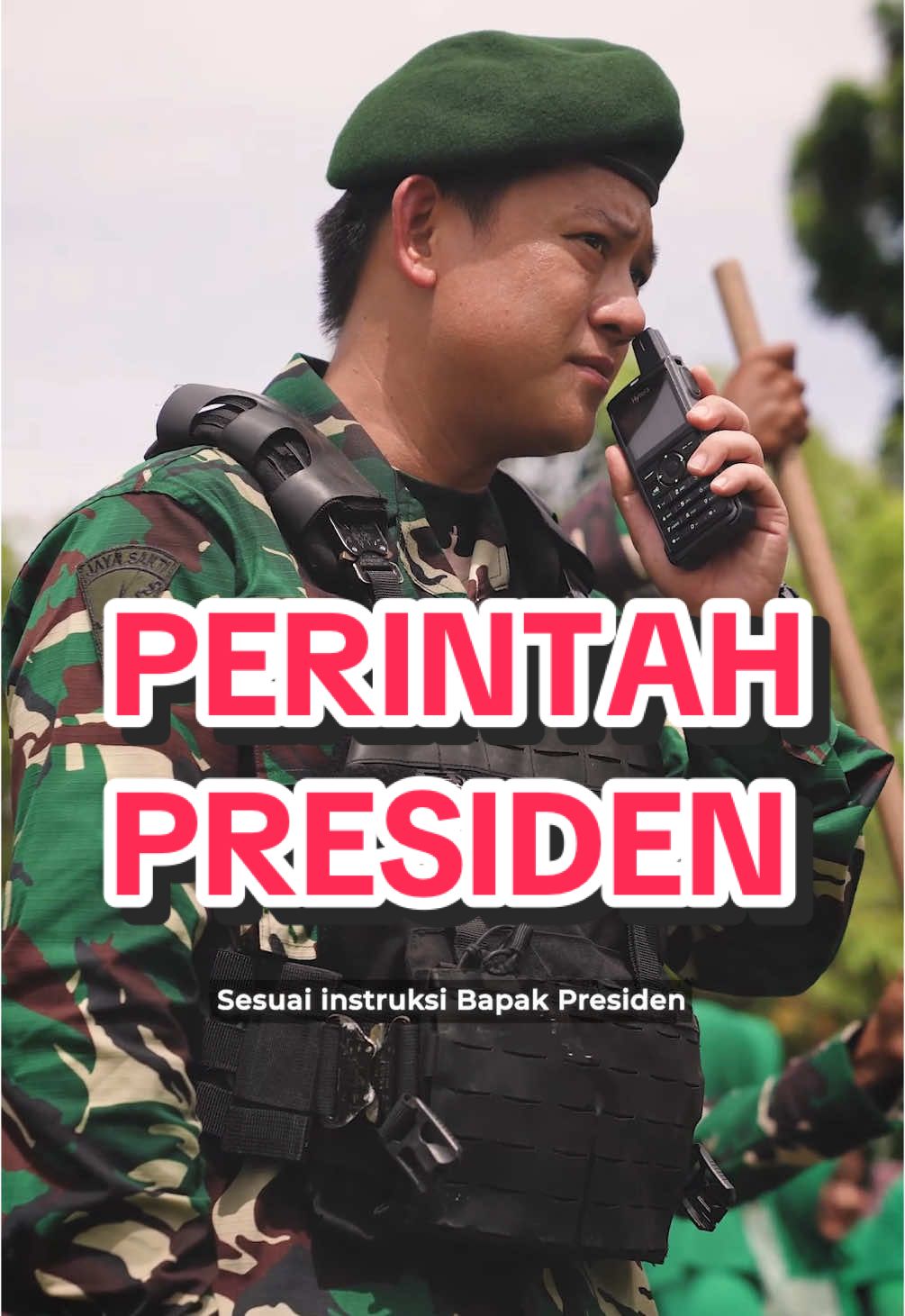 Misi untuk kita semua! Lapor bapak Presiden, Brigif 1 Jaya Sakti siap! 