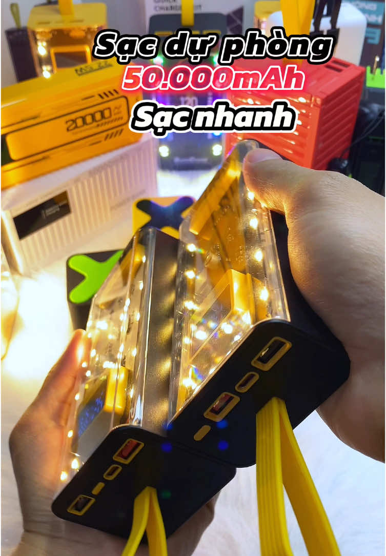 50.000mAh sạc điện thoại thì biết bao giờ mới hết điện?#sacduphong #sacnhanh #sacduphongtrongsuot #sacduphong50000mah #xuhướng #xuhuongtiktok2024 