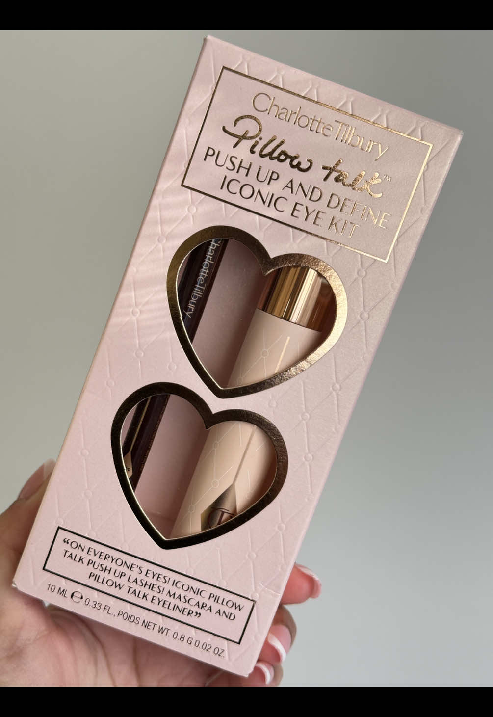 @Charlotte Tilbury Pillow Talk Push Up & Define Iconic Kit is the ultimate must-have for dreamy eyes 🫶💕✨ Perfect lashes, Perfect liner, all in one iconic duo 🤍💫 . . . [Received as a Giveaway] . . . #charlottetilbury #pillowtalk #pillowtalkeyeliner #pushupmascara #Eyeliner #mascara #pink #makeup #beauty #beautyessentials #makeupaddict #makeupreels #trendingreels #makeuplover #glow #pinterest #aesthetic #vanitymakeup #viralbeauty #viralproducts #pillowtalkblush #wakeupandmakeup #makeupjunkie #makeupunboxing #ugc #ugccreator #ukblogger #viraltiktokvideo #fyp 