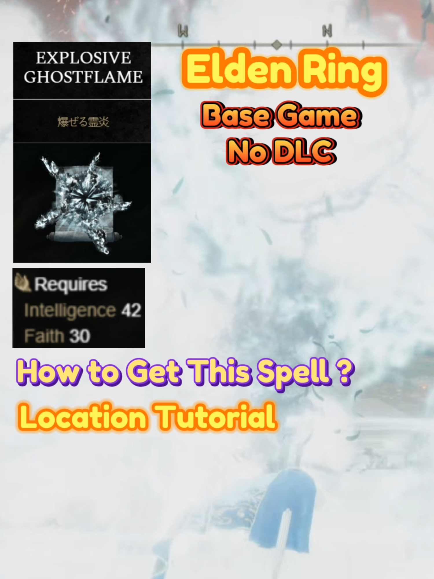 Explosive Ghostflame Location Elden Ring Spell, Base Game No DLC, How to Get Sorcery in Elden Ring ? Tutorial and Guide, tips elden ring #eldenringtips #eldenringtutorial #eldenringlocation #eldenringspell #eldenringguide #eldenringbuild