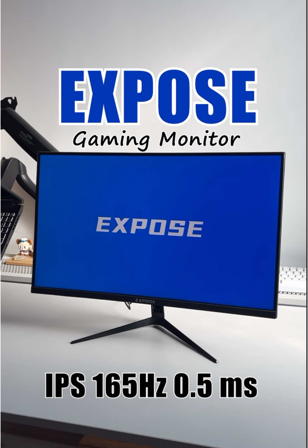 จอโค้ง Gaming 165hz IPS 0.5ms ในราคาประหยัด ตัวนี้แนะนำเล้ยย 😉 #monitor #expose #gaming #165hz #เตรียมโต๊ะ #desksetup #จัดโต๊ะคอม #gamer #pcgaming #pc #GamingSetup #clean #cleansetup #fyp 