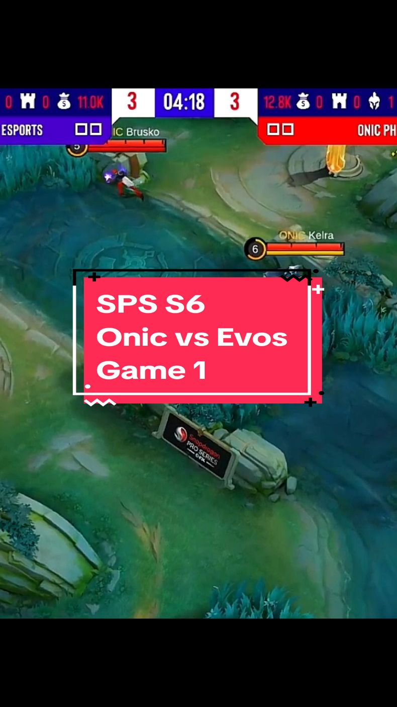 SPS | Season 6 | Challenge Season | Onic vs Evos Game 1 #SnapdragonProSeries #mlbb 