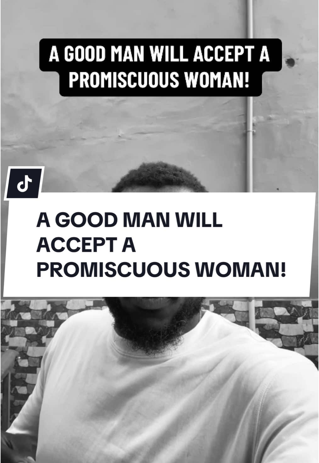 A GOOD MAN WILL ACCEPT A PROMISCUOUS WOMAN! - - #porpori #ahbeg #feminist #women #men #promiscuous #hearword 