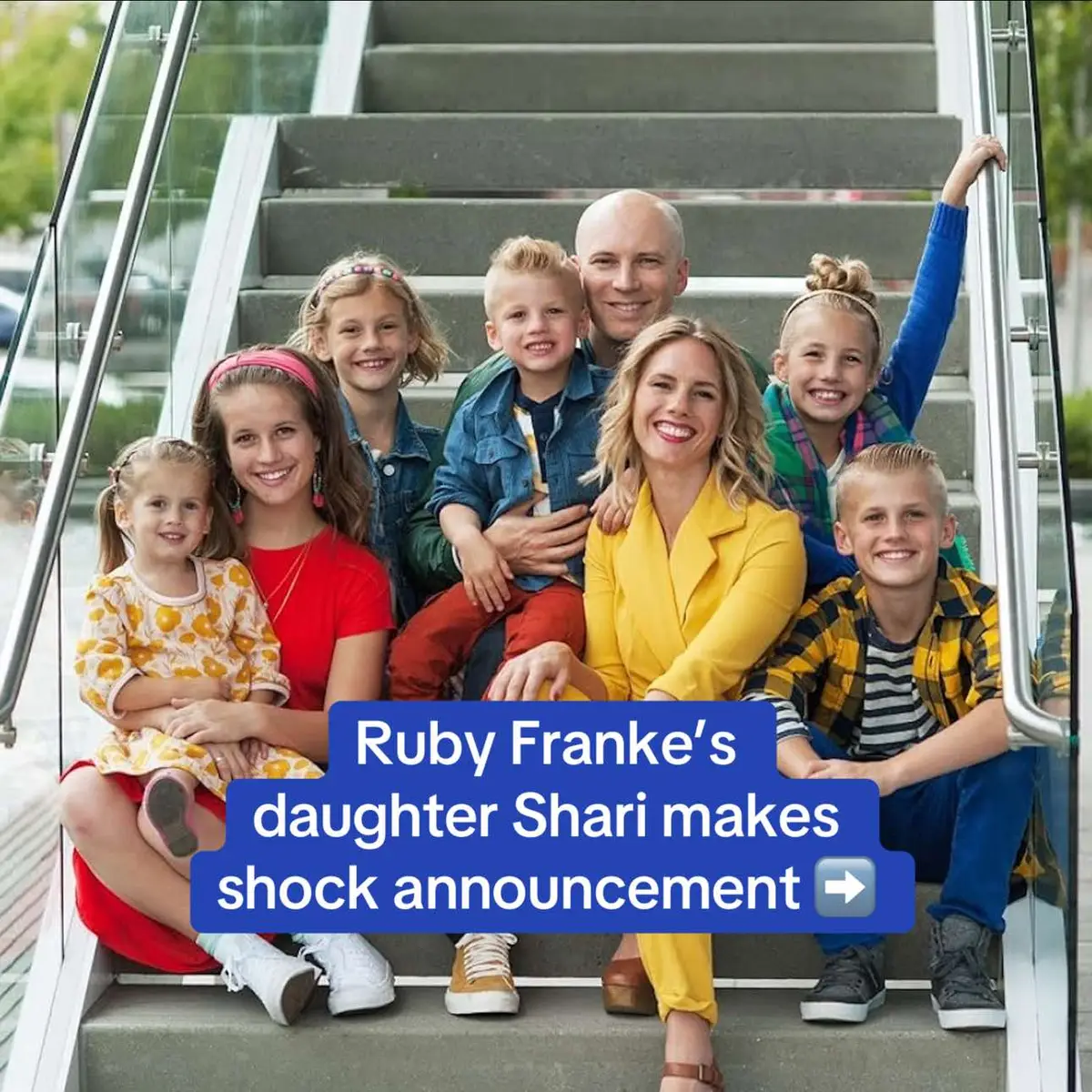 The eldest daughter of imprisoned YouTuber Ruby Franke has made a bombshell announcement just days before she releases her tell-all book about the horrors she faced at the hands of her mother. Shari Franke, 21, shared a photo to Instagram showing a ring on her left hand - as she announced her engagement - telling followers she will no longer be sharing details about her personal life. The child's rights activist has long claimed her mother exploited her and her siblings in an effort to get views on YouTube and in her most recent post insisted that 'this is the end.' Ruby was arrested for aggravated child ab*se of her 12-year-old son and nine-year-old daughter in what prosecutors described as a 'concentration camp-like setting,' and was sentenced in February to up to 30 years in prison. #rubyfranke #sharifranke #8passengers #shock #engaged #engagement 