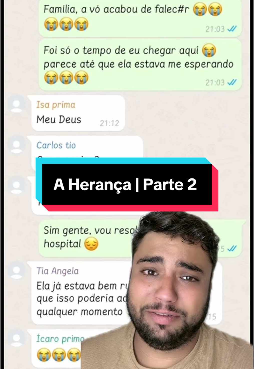 A Herança | Parte 2  #laudabahia #viraltiktok #conversas #historiareal #historia #históriasdowhatsapp #historiaviral #viralvideo #foryou #conversasdeseguidores #whatsapp #conversasreais #conversa #conversasdewpp 