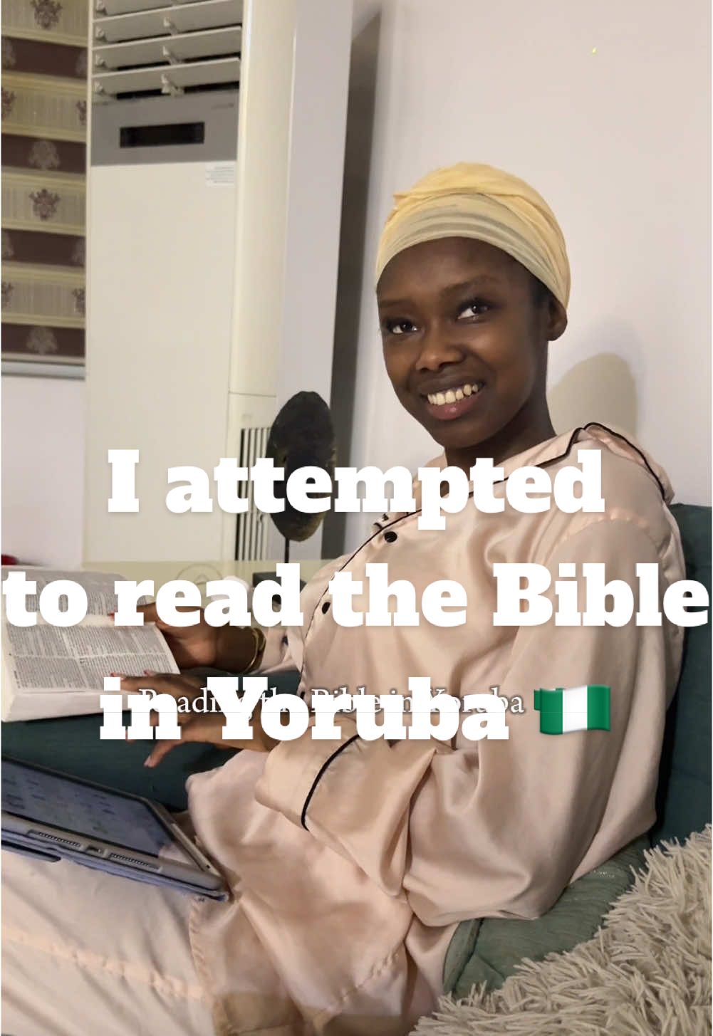 Personally I think I did well but reading Yoruba can’t be real 🥲 #fyp #exploremore #explorepage #viral #2025 