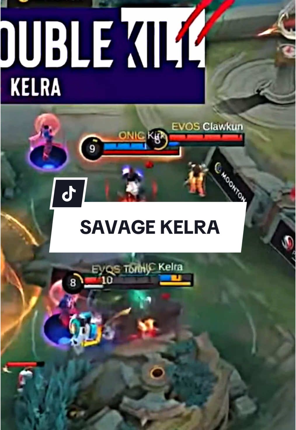 First savage from Gold lane duniaa😈🤫☠️ #onickelra #fanaticonic #onicesport #mobilelegends #mobilelegends_id #fyp 