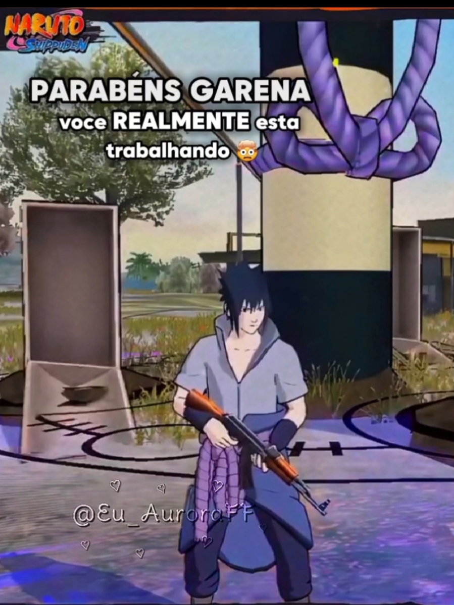 repost | EDO TENSEI NO FF ! Esse será o ponto de ressurgimento (famoso coração) durante a Parceria do Naruto x FF 🤯 Tá incrível neh !? 😍💜 #freefire #eu_auroraff  #narutoxfreefire