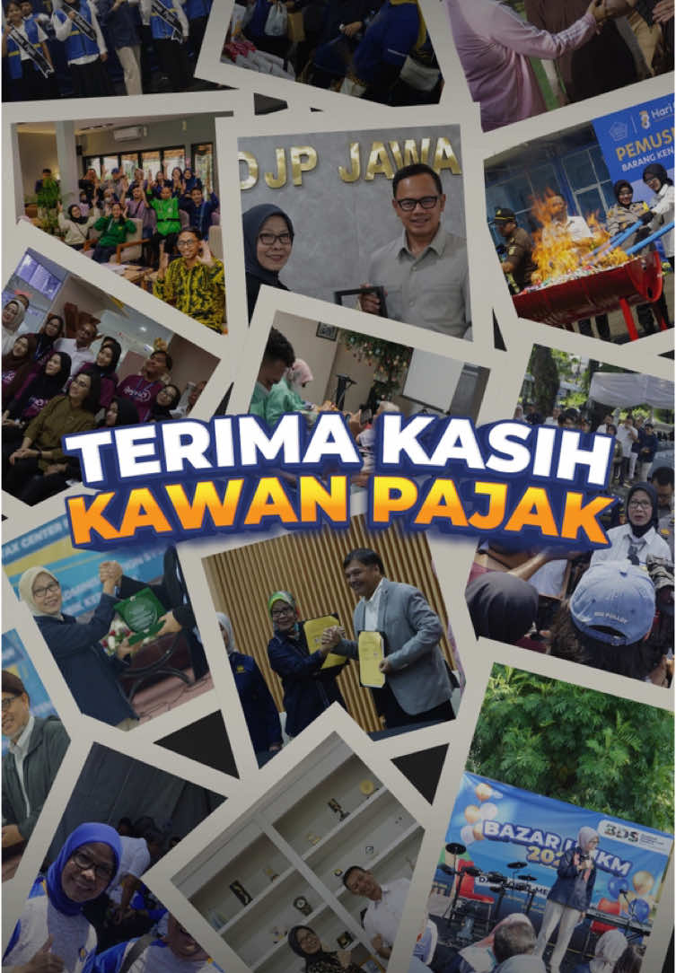 Dinamika 2024, Semangat Baru 2025 Terima kasih atas kontribusi dalam mendukung pembangunan negeri ini. Setiap rupiah yang #KawanPajak bayarkan merupakan langkah nyata menuju Indonesia yang lebih baik.  Memasuki tahun 2025, mari bersama-sama melangkah dengan semangat baru dan tekad yang kuat. Tantangan akan kita hadapi, tetapi gotong royong akan selalu menjadi kekuatan kita. Selamat Tahun Baru 2025! Semoga tahun ini penuh keberkahan, kesuksesan, dan kemajuan untuk kita semua.