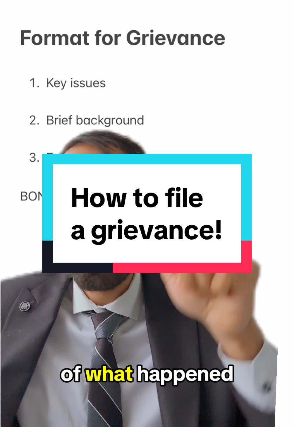 How to gile a grievance ✍🏼 #greenscreen #legalleaders #onthisday 