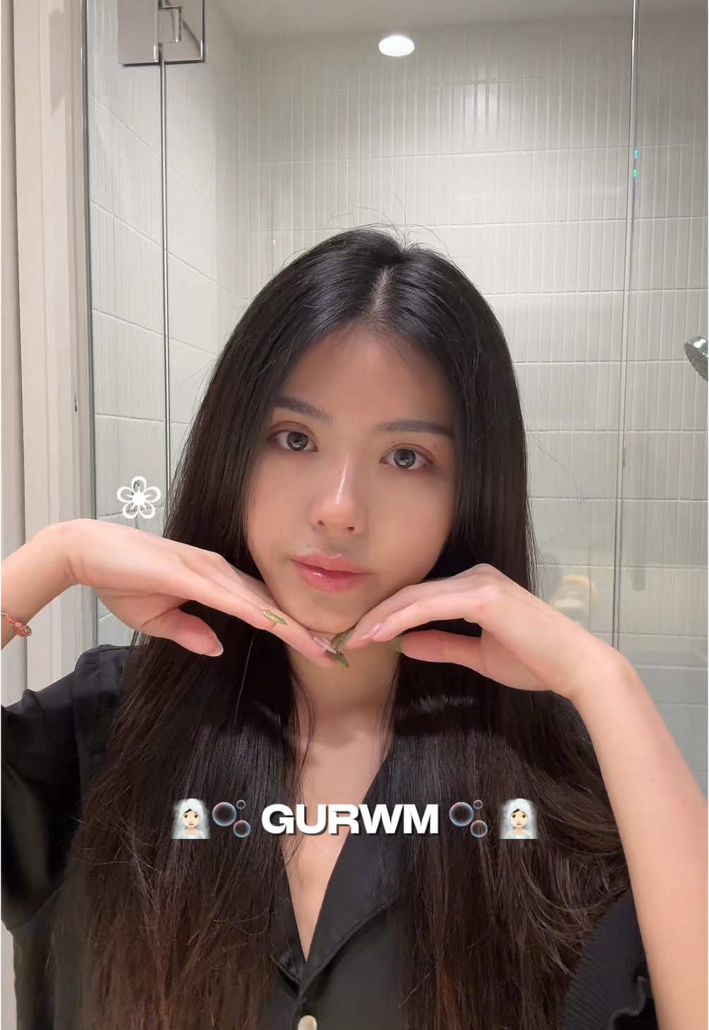 GURWM 🧖🏻‍♀️🧴🫧  Product used:  @DHC Skincare USA cleansing oil @Besoma Beauty milky jelly cleanser and GG serum  @SK-II essence  @Estée Lauder night repair serum  @Hailey Cambodia essence cream @SKIN1004 Official eye cream  #nighttimeroutine #gurwm #nighttimeskincare #skincare #dhc #besoma #skii #esteelauder #hailey #skin1004 