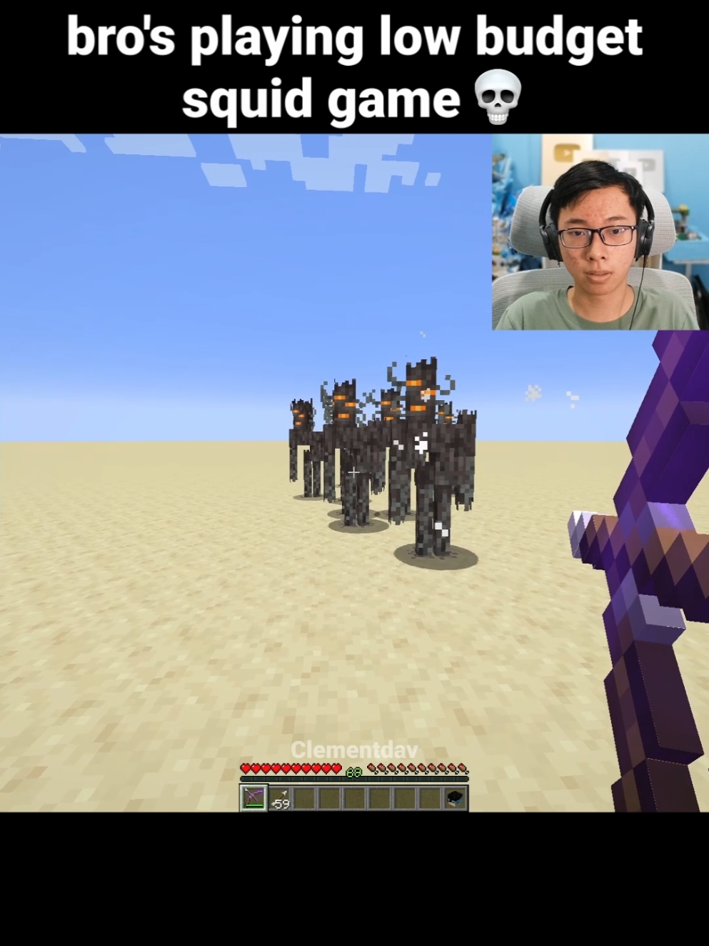 Minecraft Squid Game Moment #Minecraft #minecraftmemes #minecraftmoment #fyp (Inspired by: NijamMC)