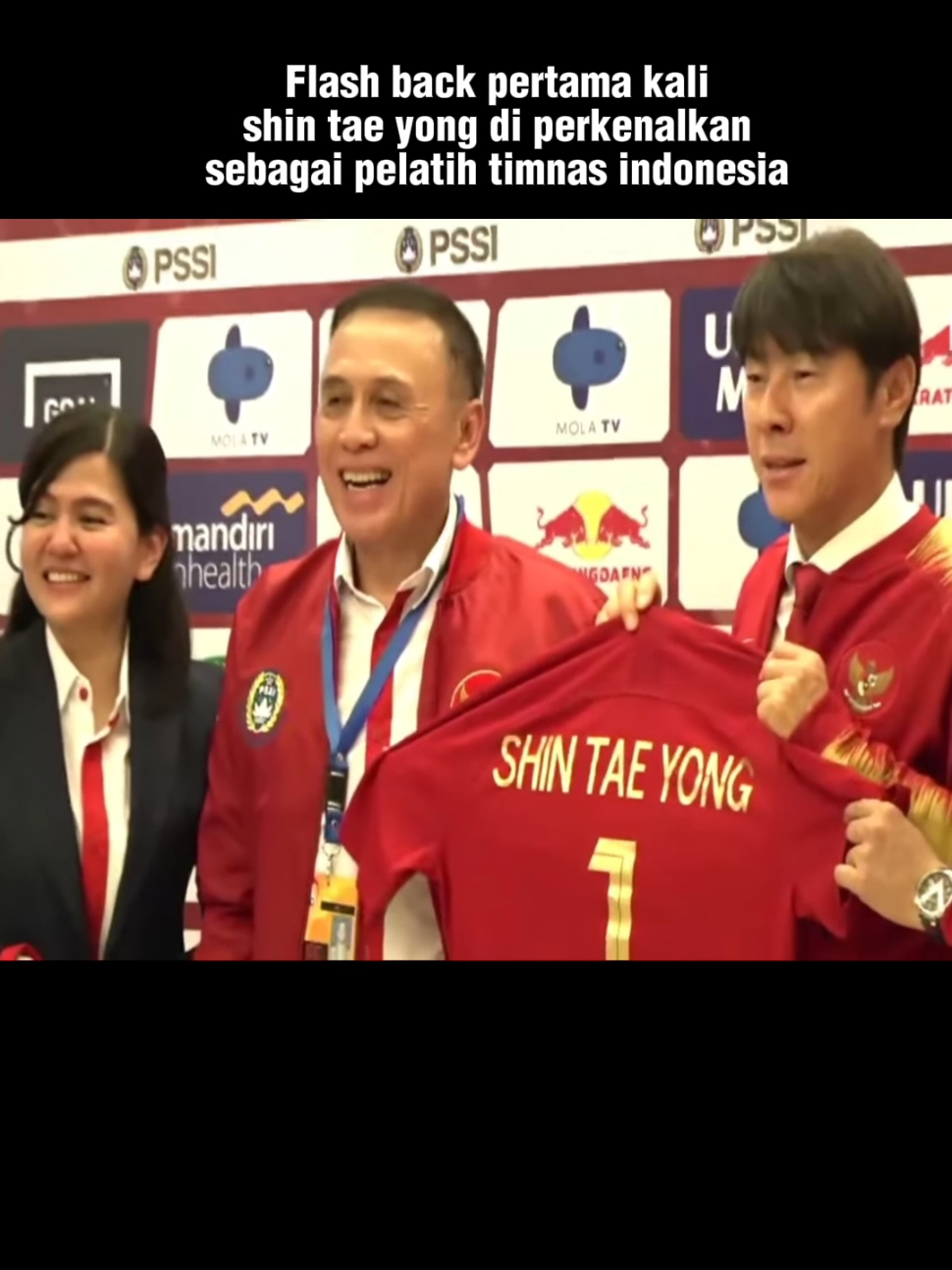 Pertama kali shin tae yong di perkenalkan sebgai pelatih timnas indonesia #indonesia #sejarah #timnasindonesia #shintaeyong #football #sepakbola #fyp #fypシ 