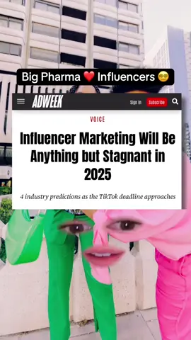 Pharma companies are now turning to influencers to promote their products…awesome! Stay cautious 😵‍💫 #influencers #healthtok #trending #deinfluencing #2025 #humor 