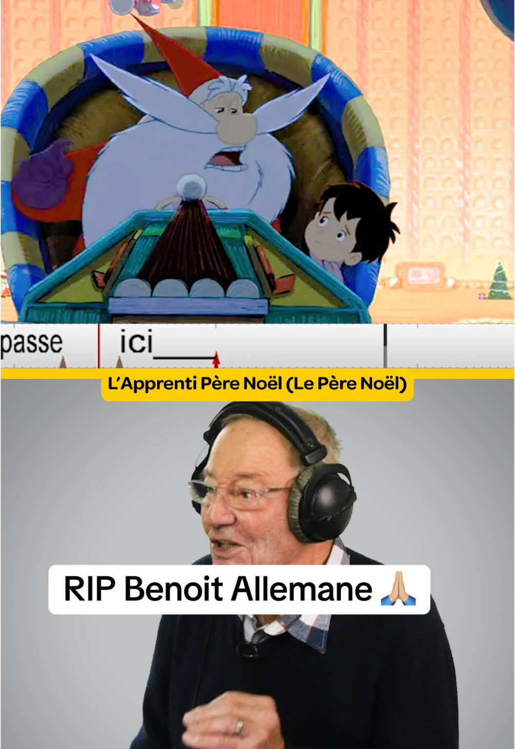 C’est avec profonde tristesse que nous apprenons la disparition de l’immense Benoit Allemane 🖤 Merci pour tout #benoitallemane #doublage #onregardequoi