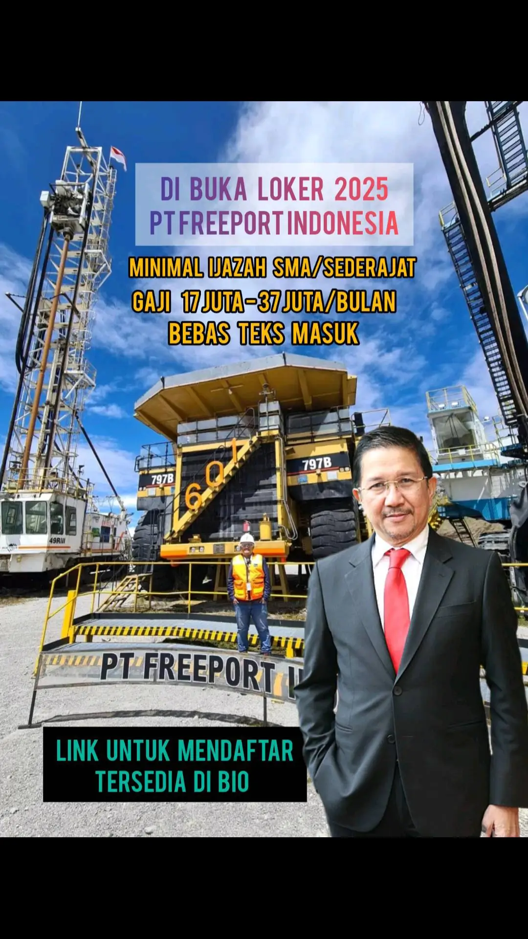 DAFTAR SEGERA UNTUK MENJAMIN MASA DEPAN ANDA SELAMA 20 TAHUN #ptfreeportindonesia #fyp #fypシ #fyppppppppppppppppppppppp #loker #caracepatkaya #lokerterbaru #loker2025 #pekerjaan #PEKERJAAN 