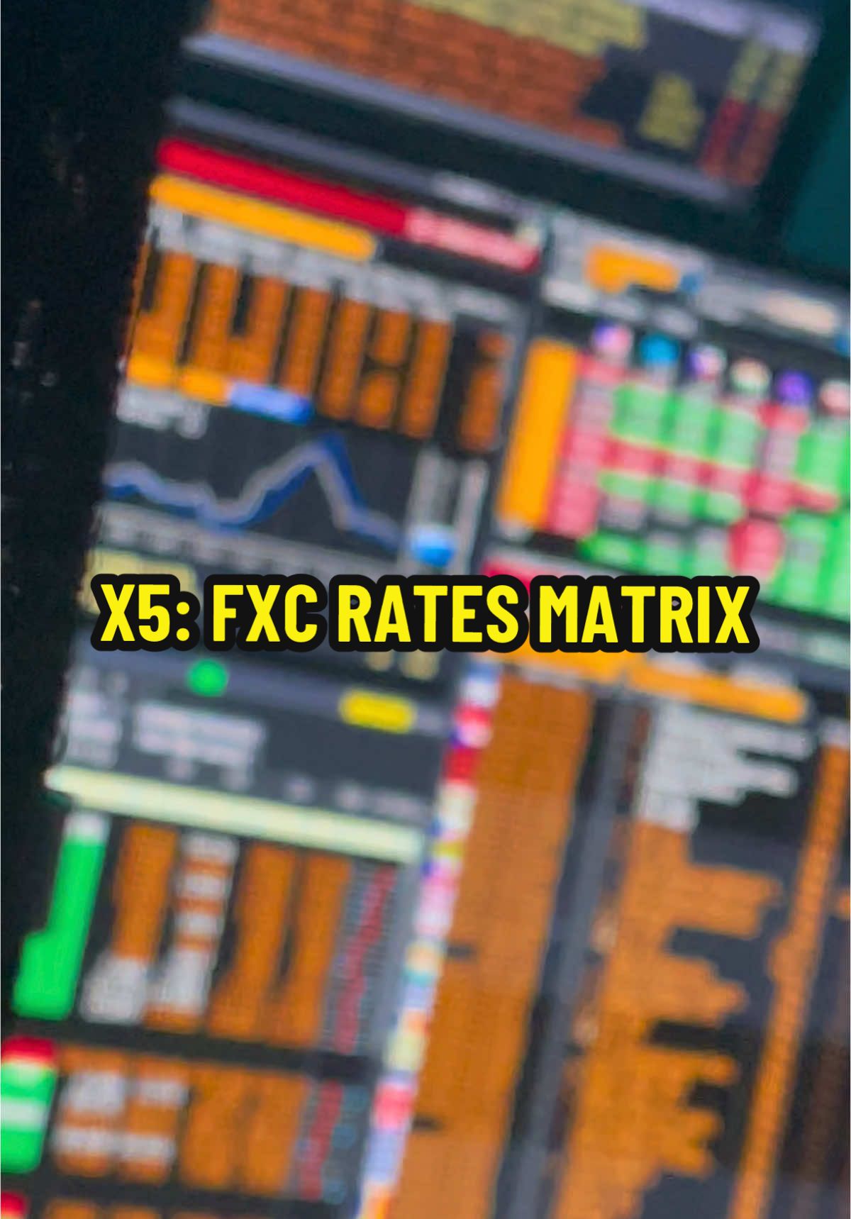 X5: FX Currency Rates Matrix #bloomberg #setup #trading #btc #trader #saham 