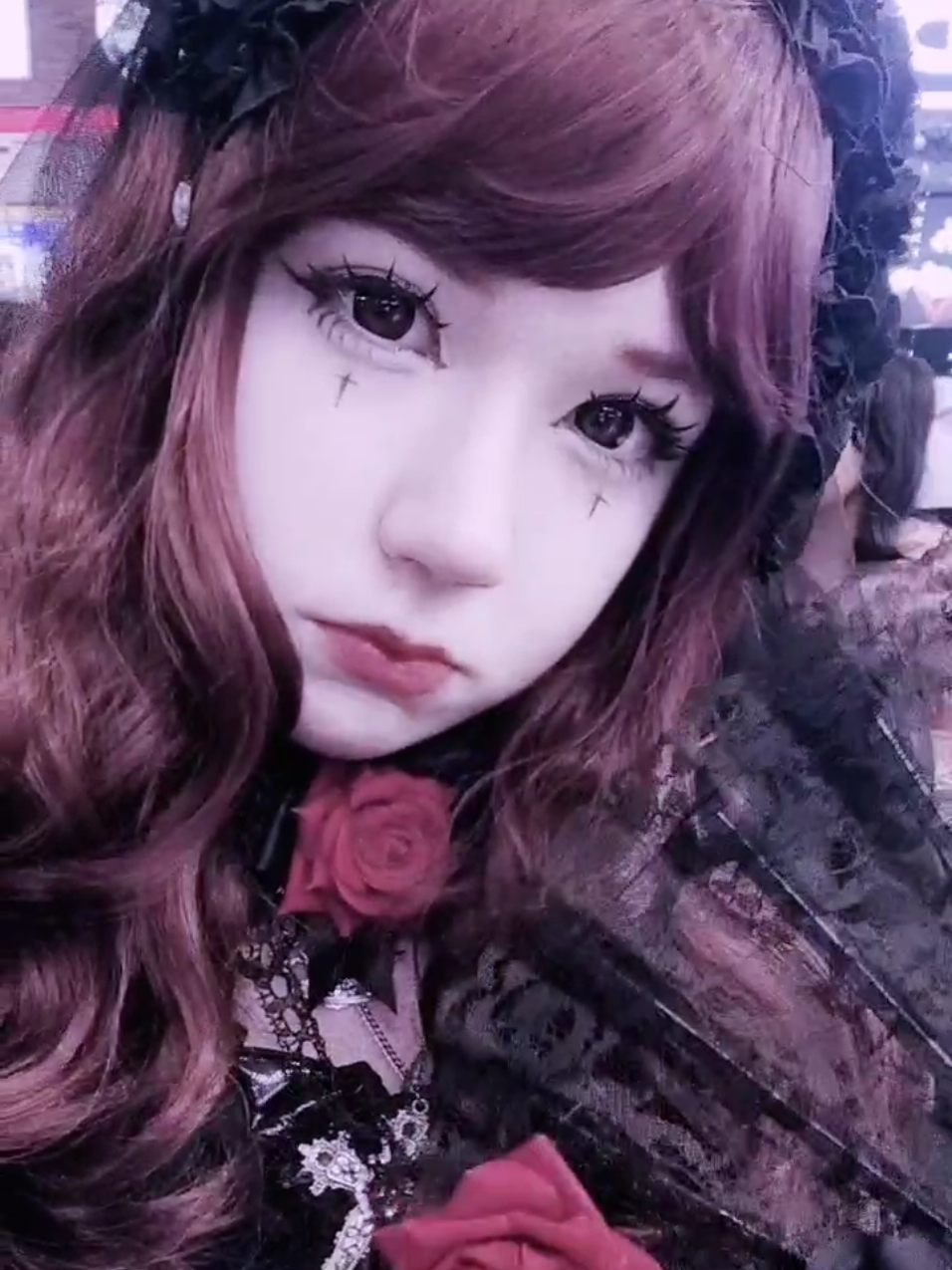 вайб словила #gothicgirl #rose #gothic #jfashion #jsf #doll #foryoupage #lolitacoord #lolita #IC3PEAK #deadbutpretty 