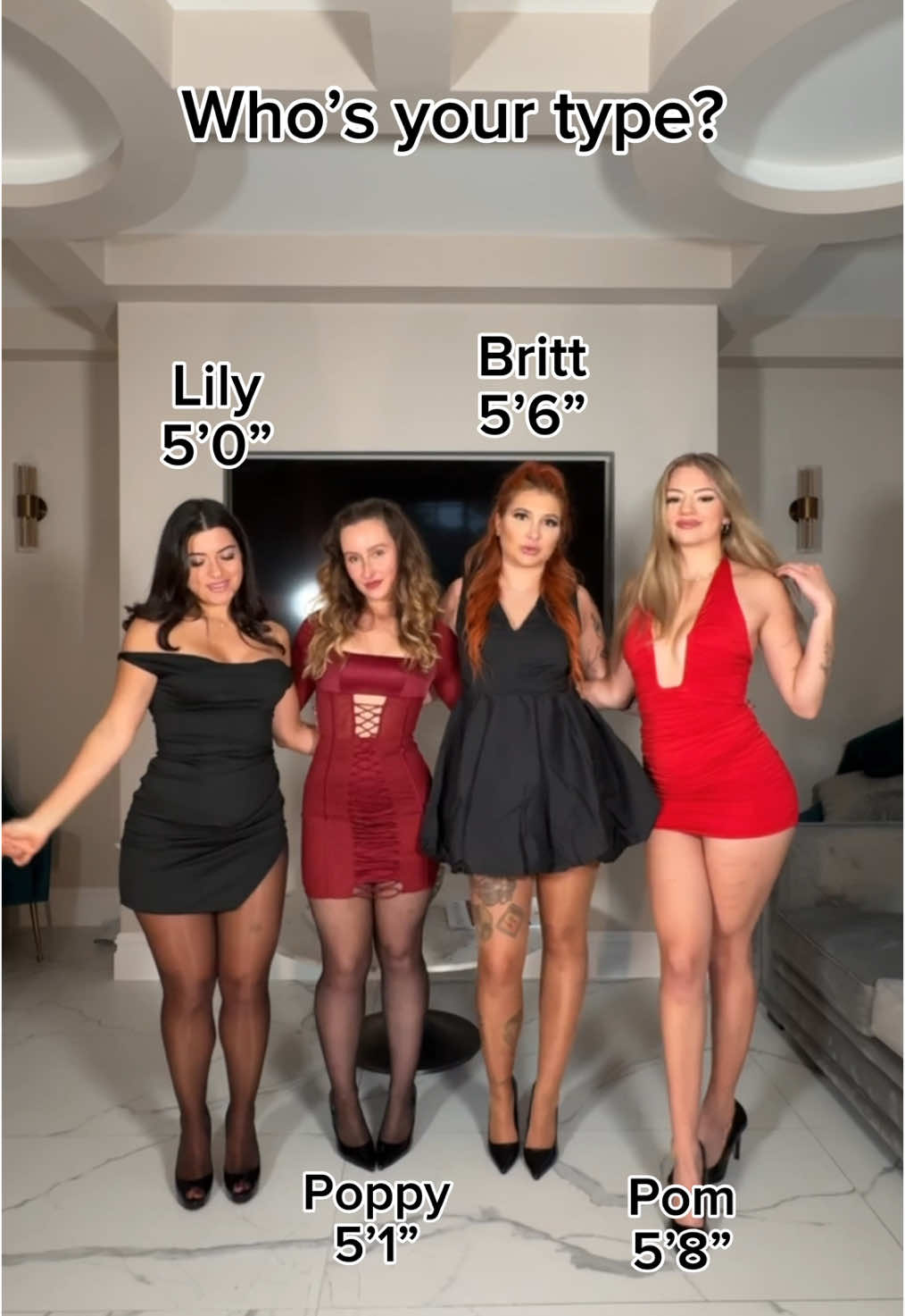 You can only choose one! #british #girls #nylon @pom.wmofficial @Lily Fiore @Britt 🧡 