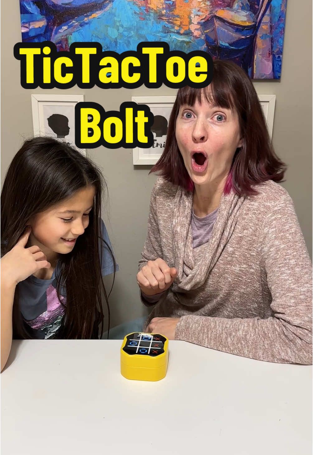 (ad) Super fun variation of tic tac toe from @GiiKER 🥰 2 player or against AI!! #tictactoe #games #toys 