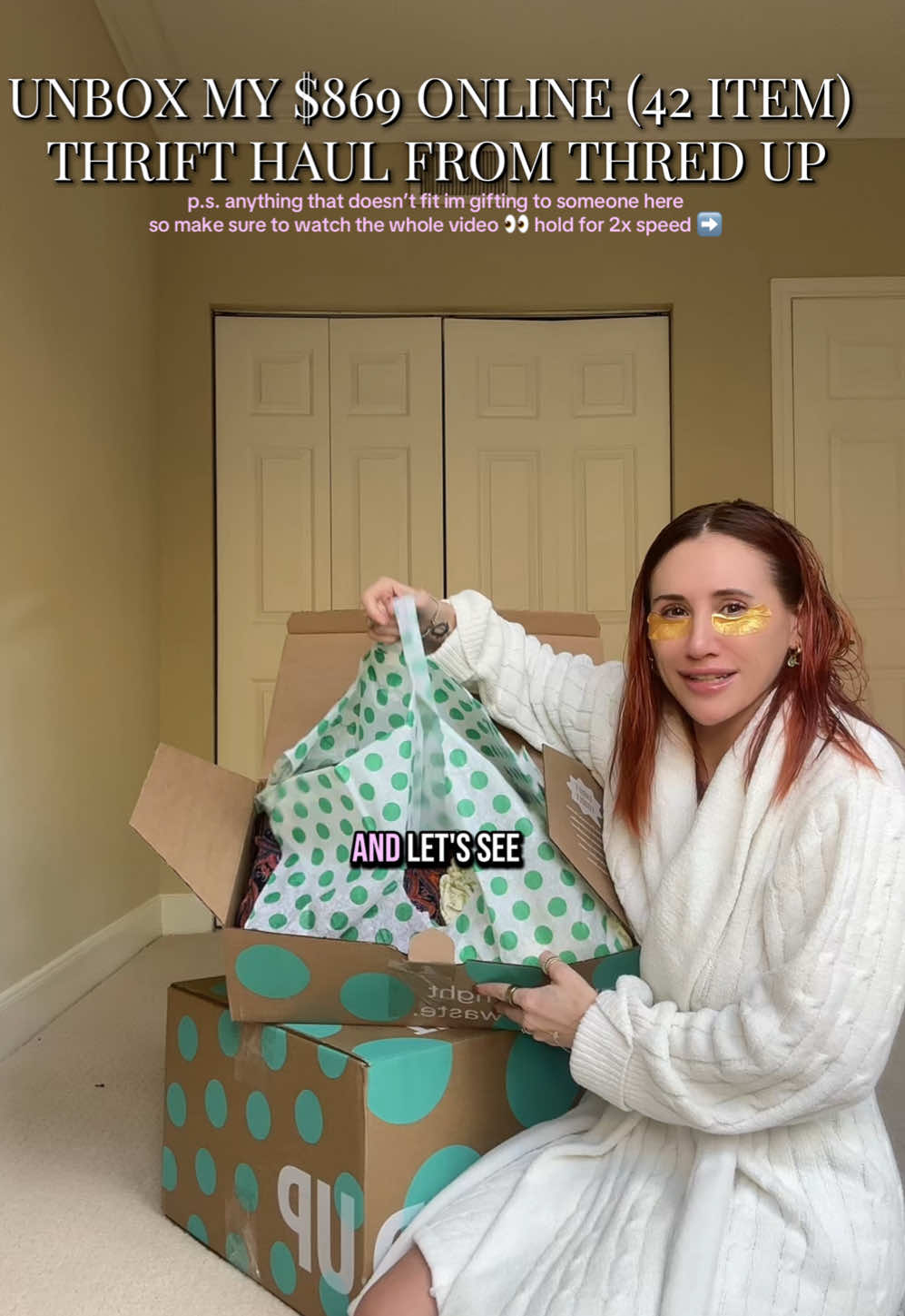 Thrift Haul Clothing Unboxing from Thred Up!! Hold down top right to 2x speed Please for gift away items only request if they are your size and for personal use ✨ this is in no way affiliated with Thredup, TikTok, or any of the brands shown. You can only get one item and each person will be tagged in comments here to claim on 1/20. #thrifted #thrifthaul #unboxing #haul #fashiontiktok #2025 #clotheshaul #thredup #wardrobe @thredUP 