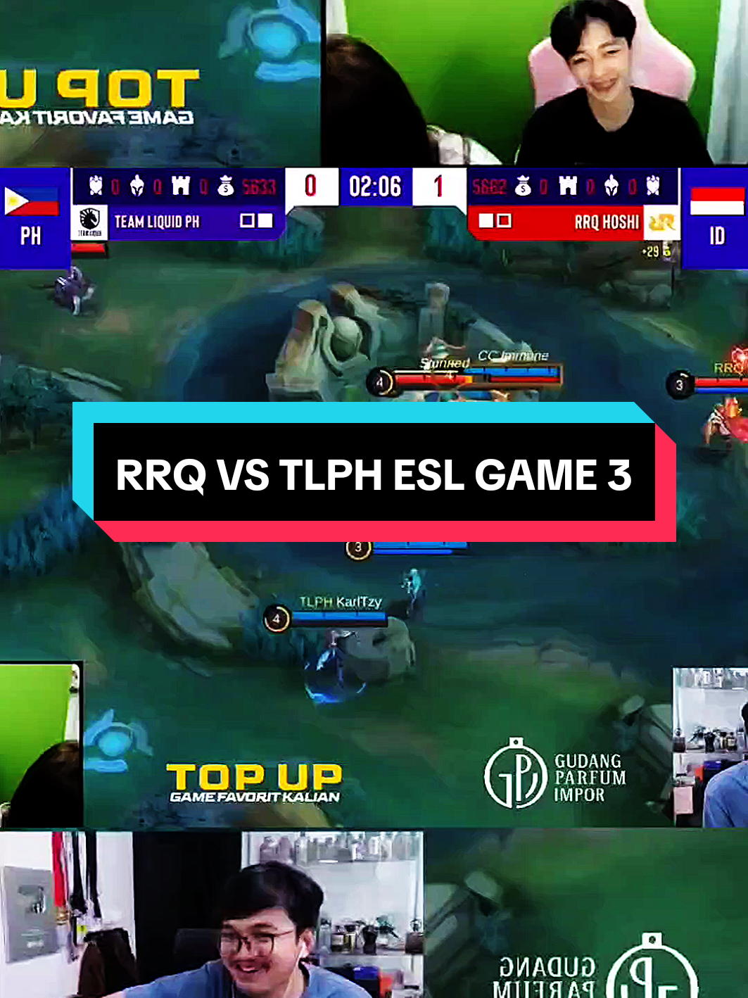 RRQ VS TLPH ESL GAME 3 maniac sutsujin + gg idok #set1awanade #masade #rrqkingdoom #rrqhoshi #rrq #mpl #esl #mlbb x