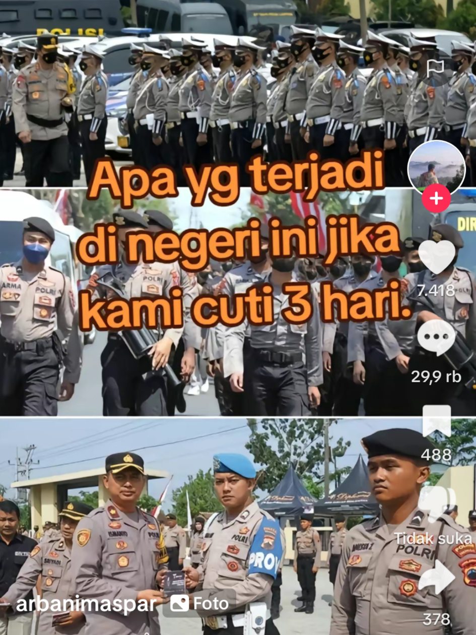 wowkwkwk #dirumahaja #fypシ #isilop #konoha #polisigendut #satpambcaSixpack #oknumtapibanyak 